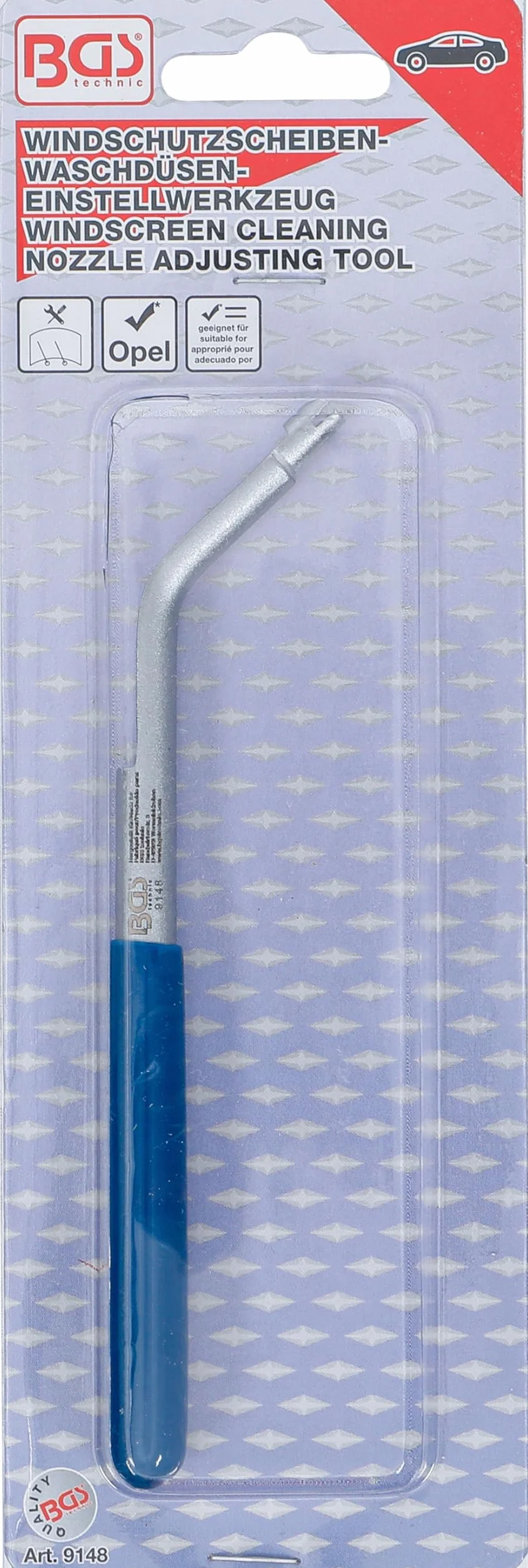 BGS 9148 Utensile pulizia ugelli parabrezza per Opel