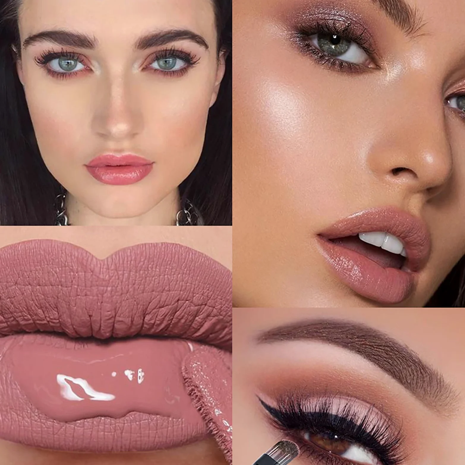 Kit Trucco per Principianti Set Trucco Portatile | Contour Pennello Blush Con Astuccio Per Ragazze Adolescenti Quotidiano Cerimonie Eventi Matrimonio