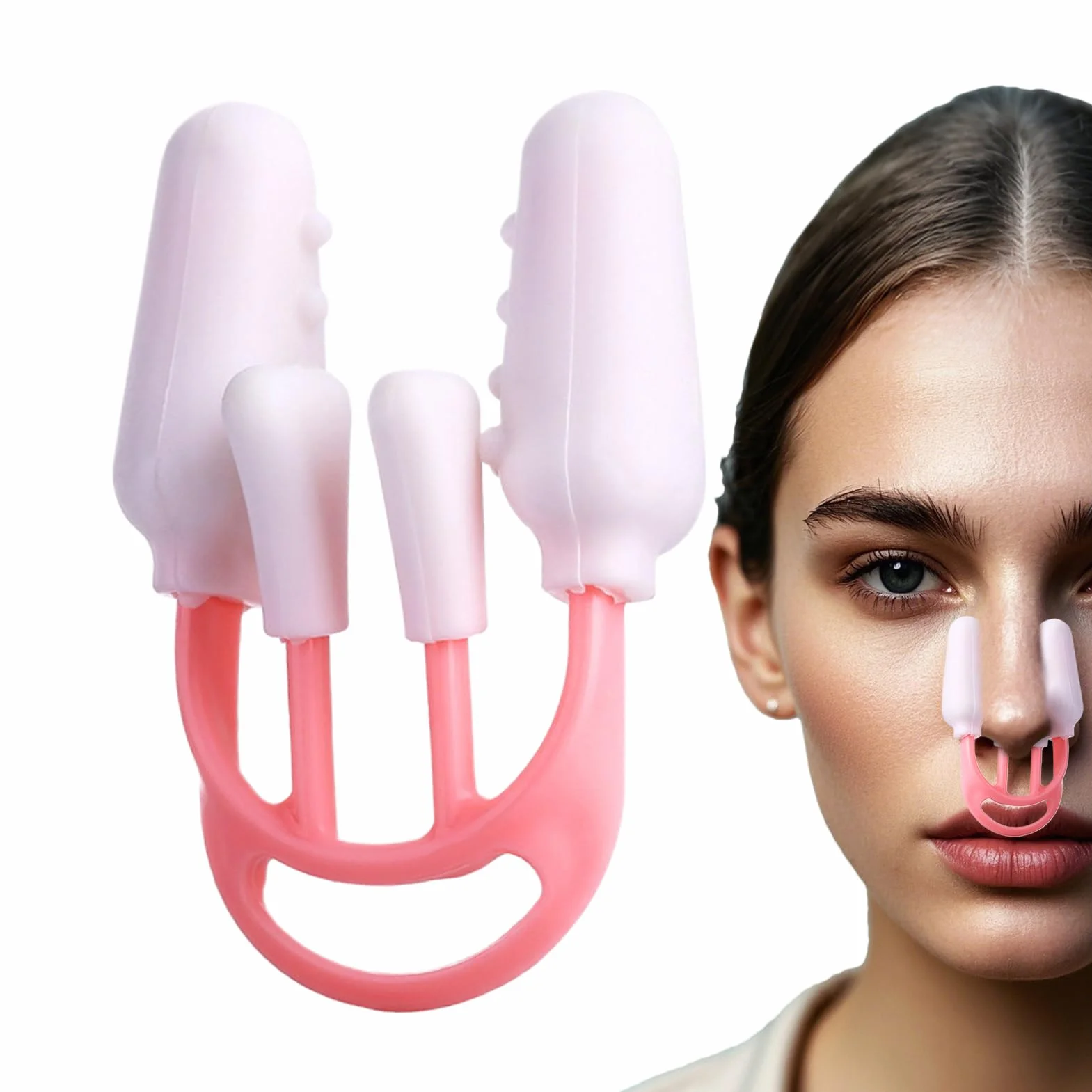 Levigatore nasale, clip per naso | correzione del credulo nasale | strumento di levigatura di bellezza riutilizzabile per donne usura quotidiana -Make Up – Applicazione miglioramento della