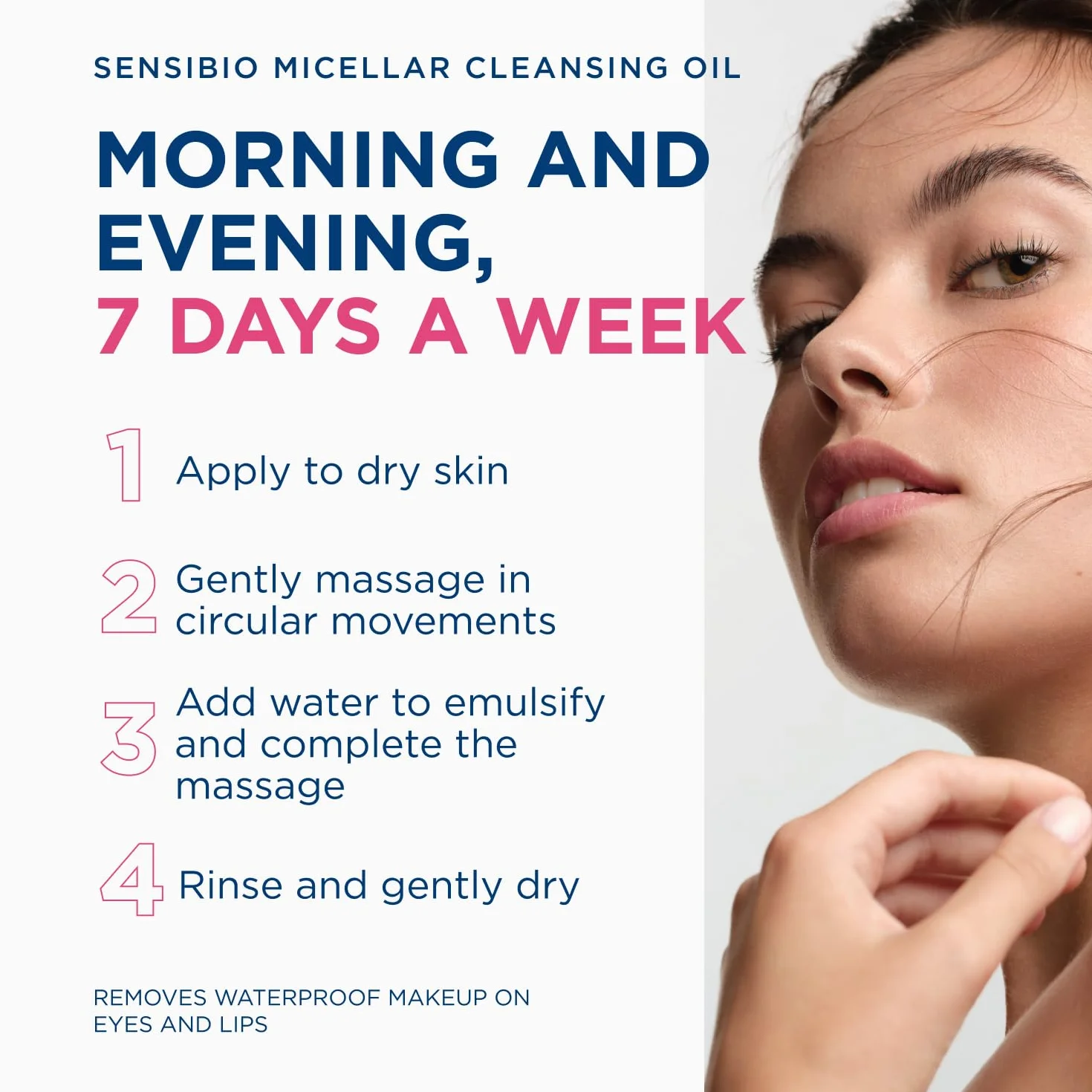 BIODERMA Sensibio Olio Micellare 150 ml - Deterge Strucca Lenisce - Rimuovi Trucco Waterproof Occhi Labbra Pelle Sensibile