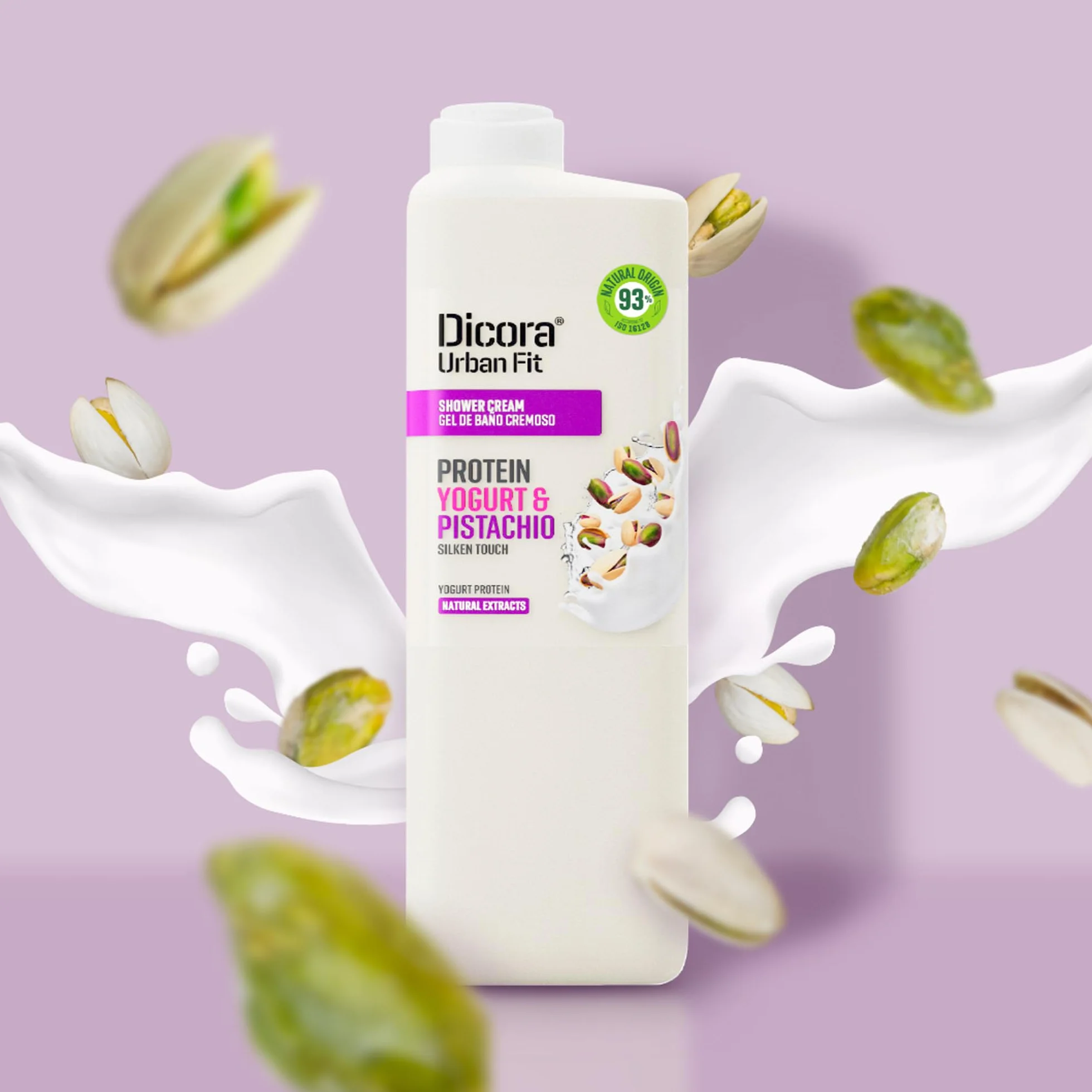Dicora Urban Fit Gel de Baño Proteins Yogurt & Pistacho 750 ml