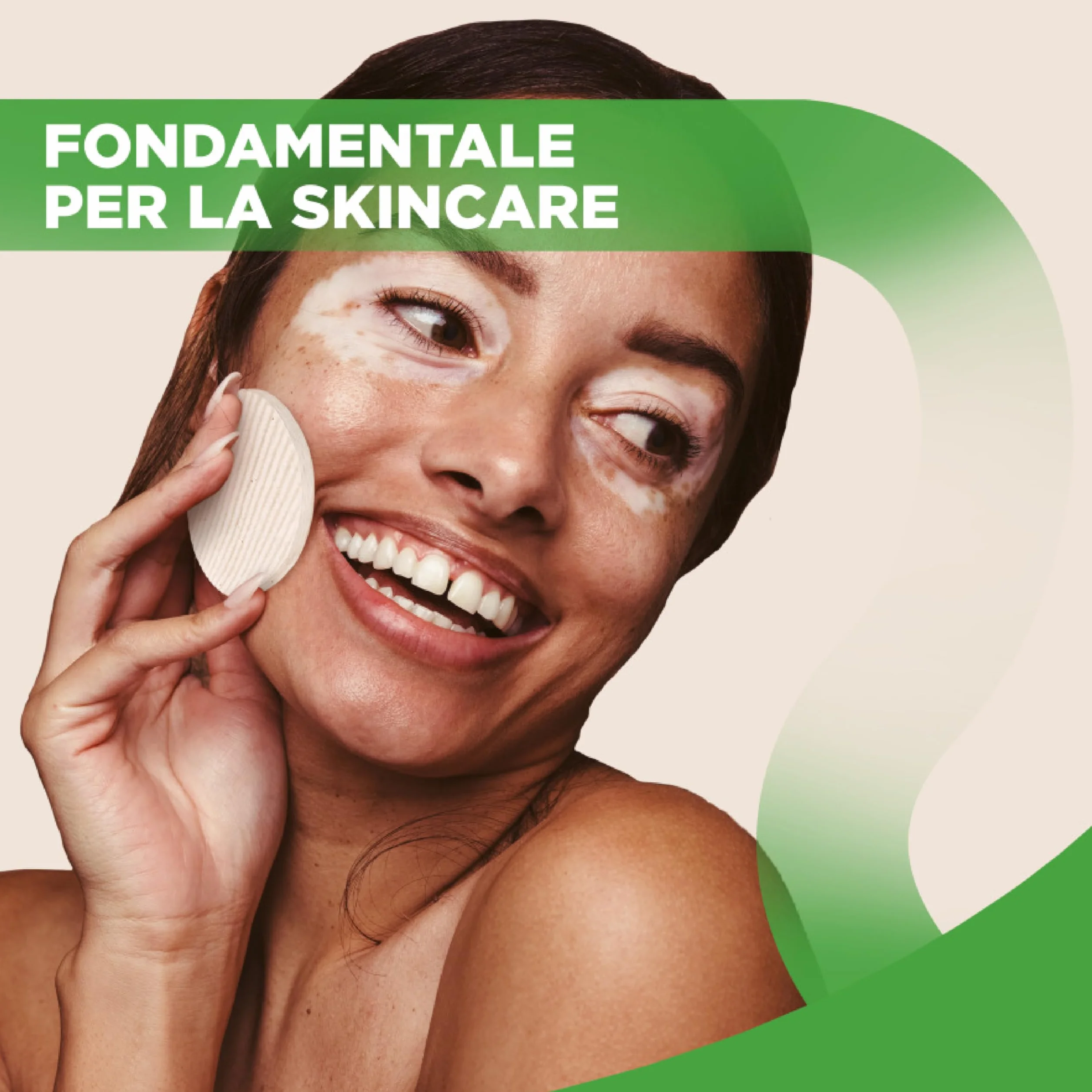 Demak'Up Cotton Bio dischetti struccanti, Confezione da 50 dischetti ovali, cotone non sbiancato
