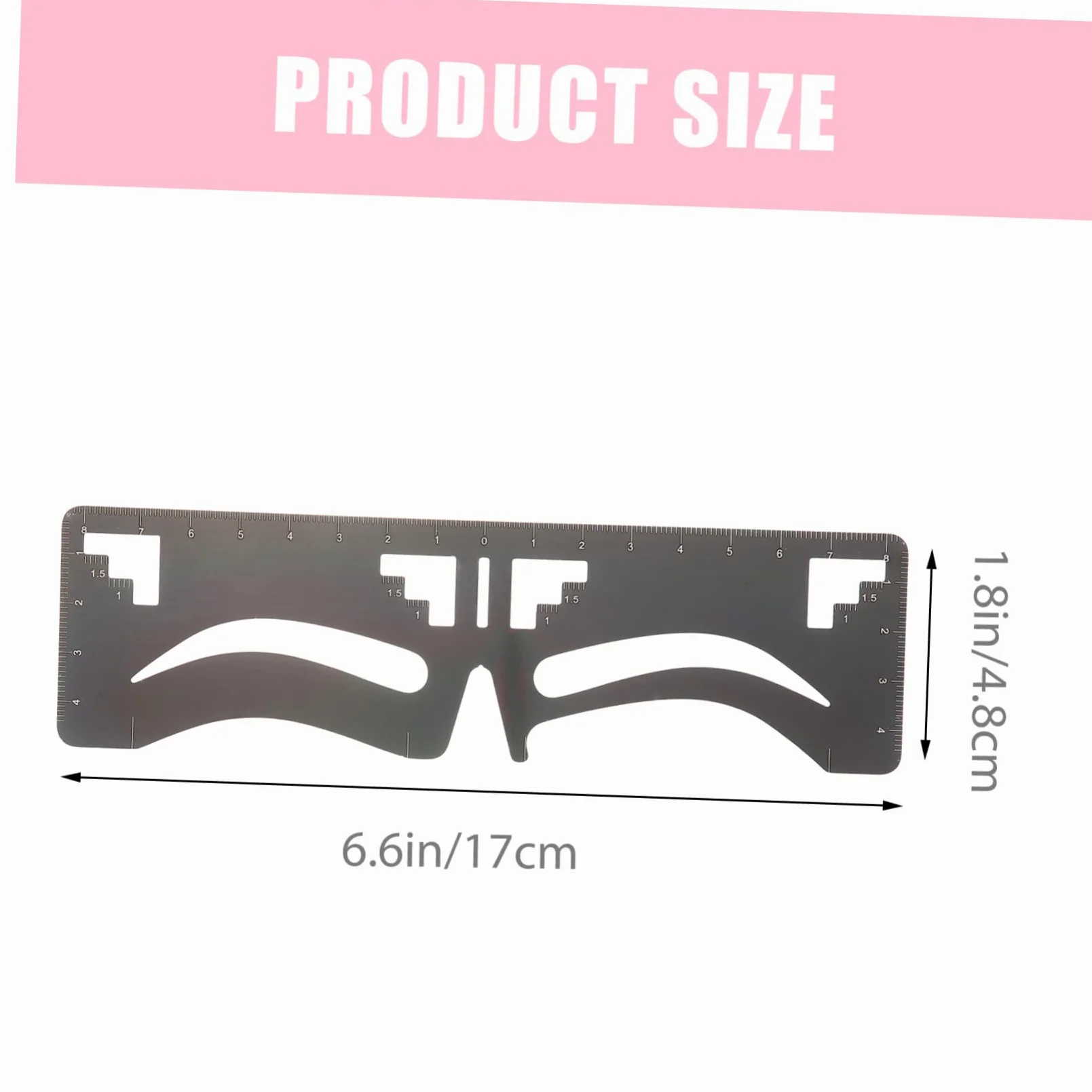 Beavorty 4 Set Di Forniture Per Il Trucco Delle Sopracciglia Di Modellazione Delle Sopracciglia Set Di Righelli Sopracciglia Simmetriche Facili Da Usare Per Donne E Ragazze 2 Pezzi*4