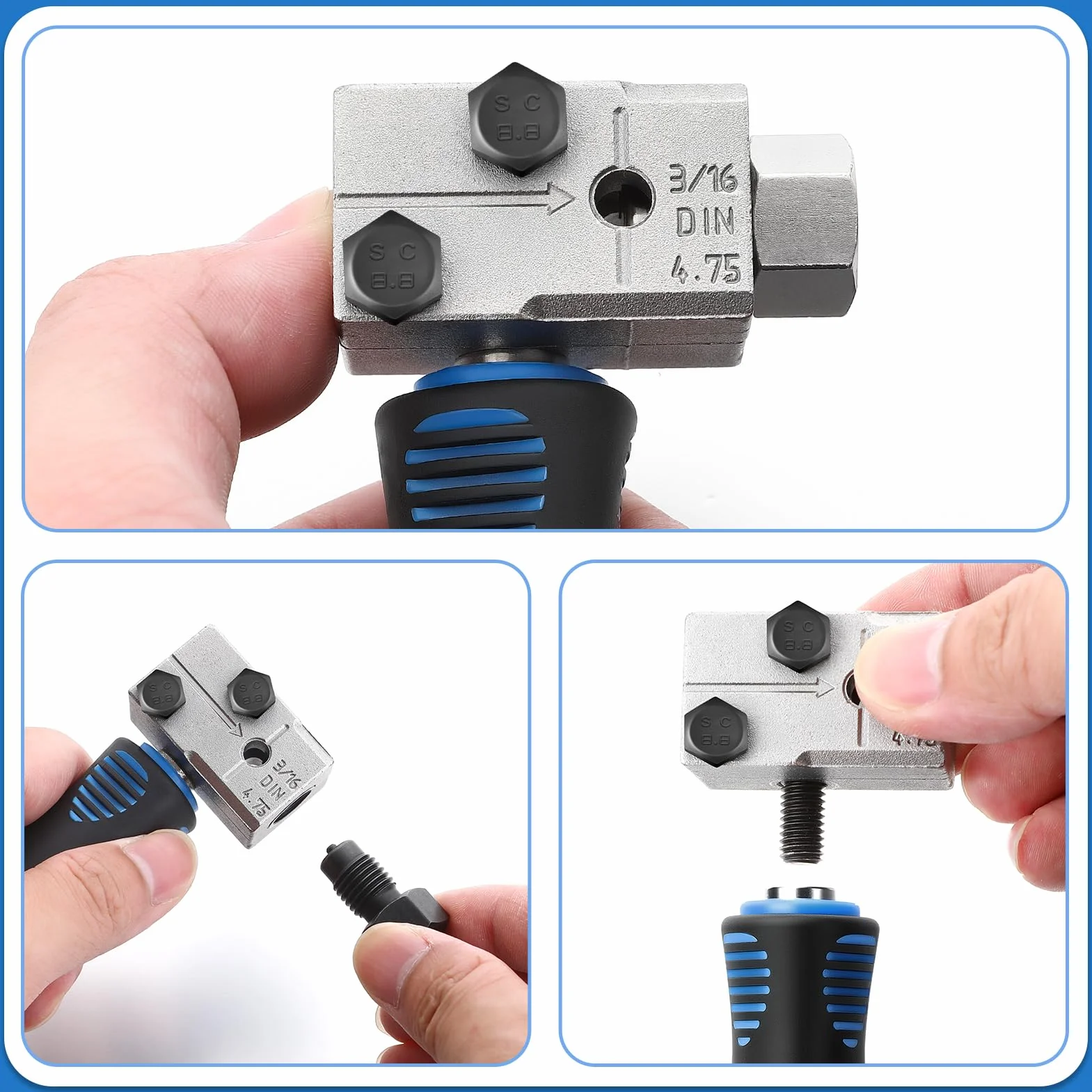 Tubo del freno 3/16 pollici 4,75 mm spianatore bordatura per sistemi frenatura idraulici
