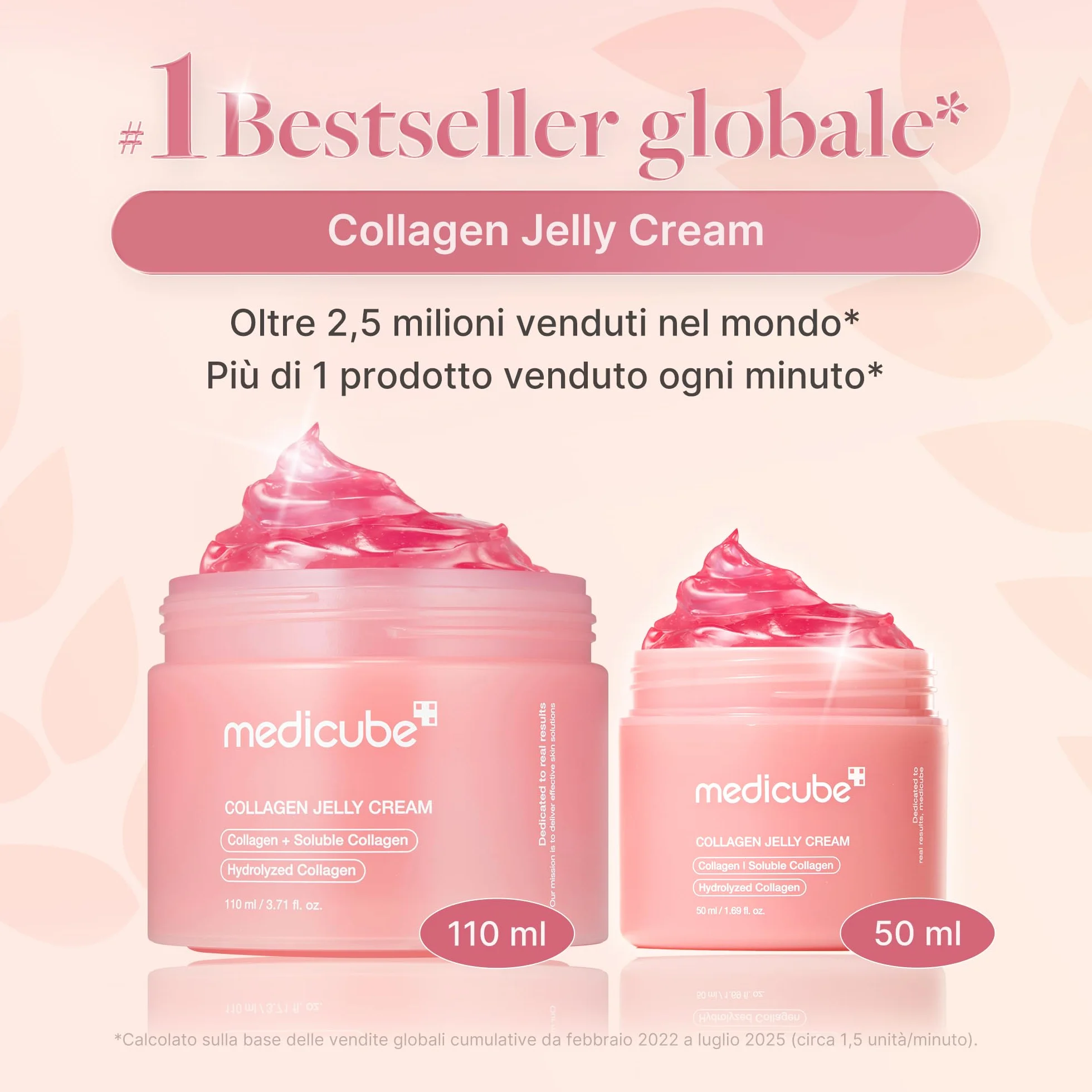 medicube Collagen Jelly Cream Crema Viso con Collagene Idrolizzato Niacinamide Acido Ialuronico 50ml