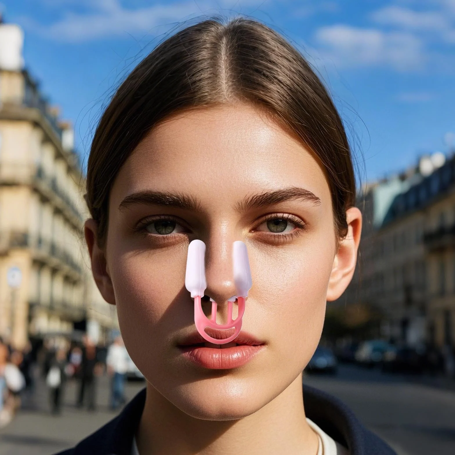 Levigatore nasale, clip per naso | correzione del credulo nasale | strumento di levigatura di bellezza riutilizzabile per donne usura quotidiana -Make Up – Applicazione miglioramento della