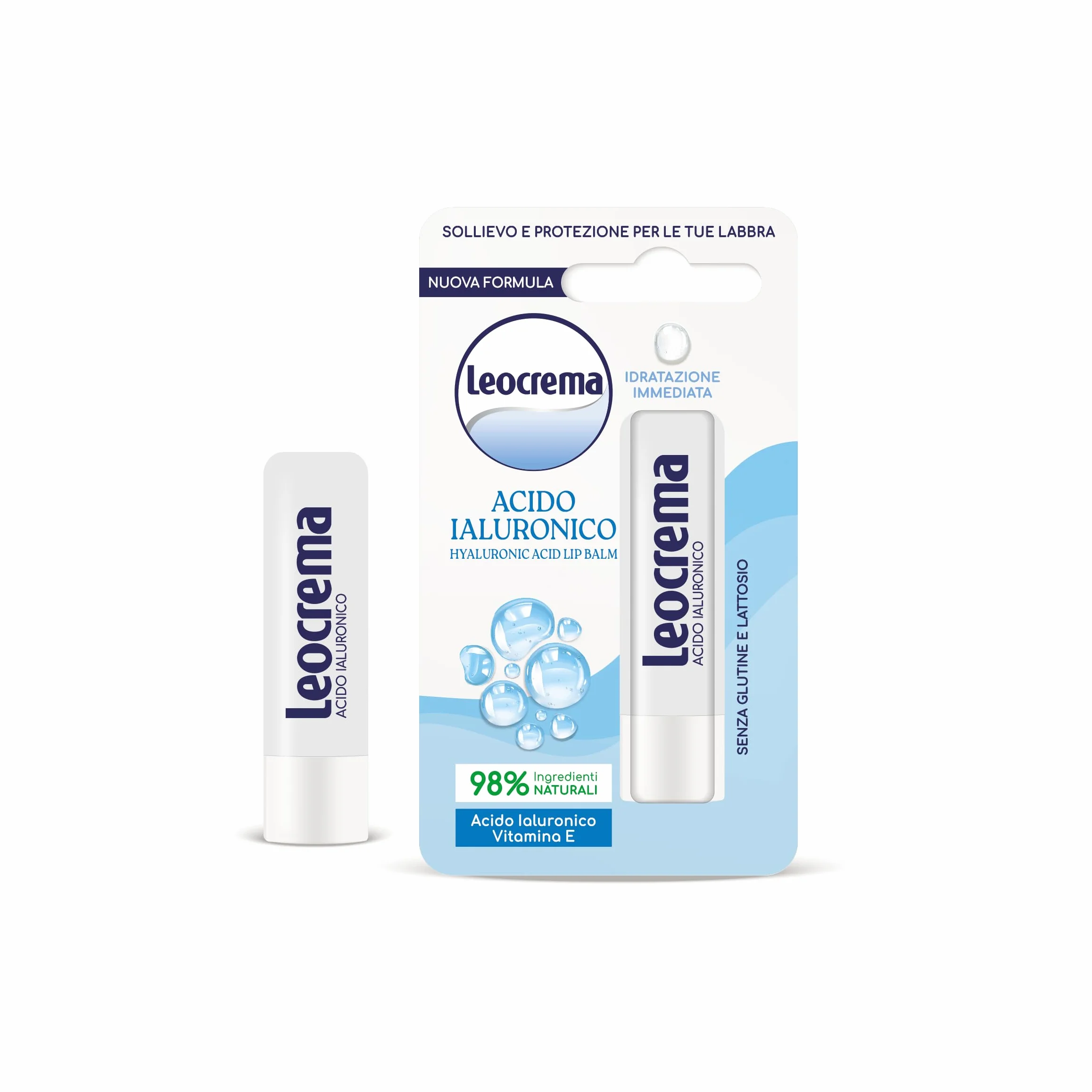 Burrocacao Lipstick con Acido Ialuronico 5.5ml Balsamo Labbra Leocrema