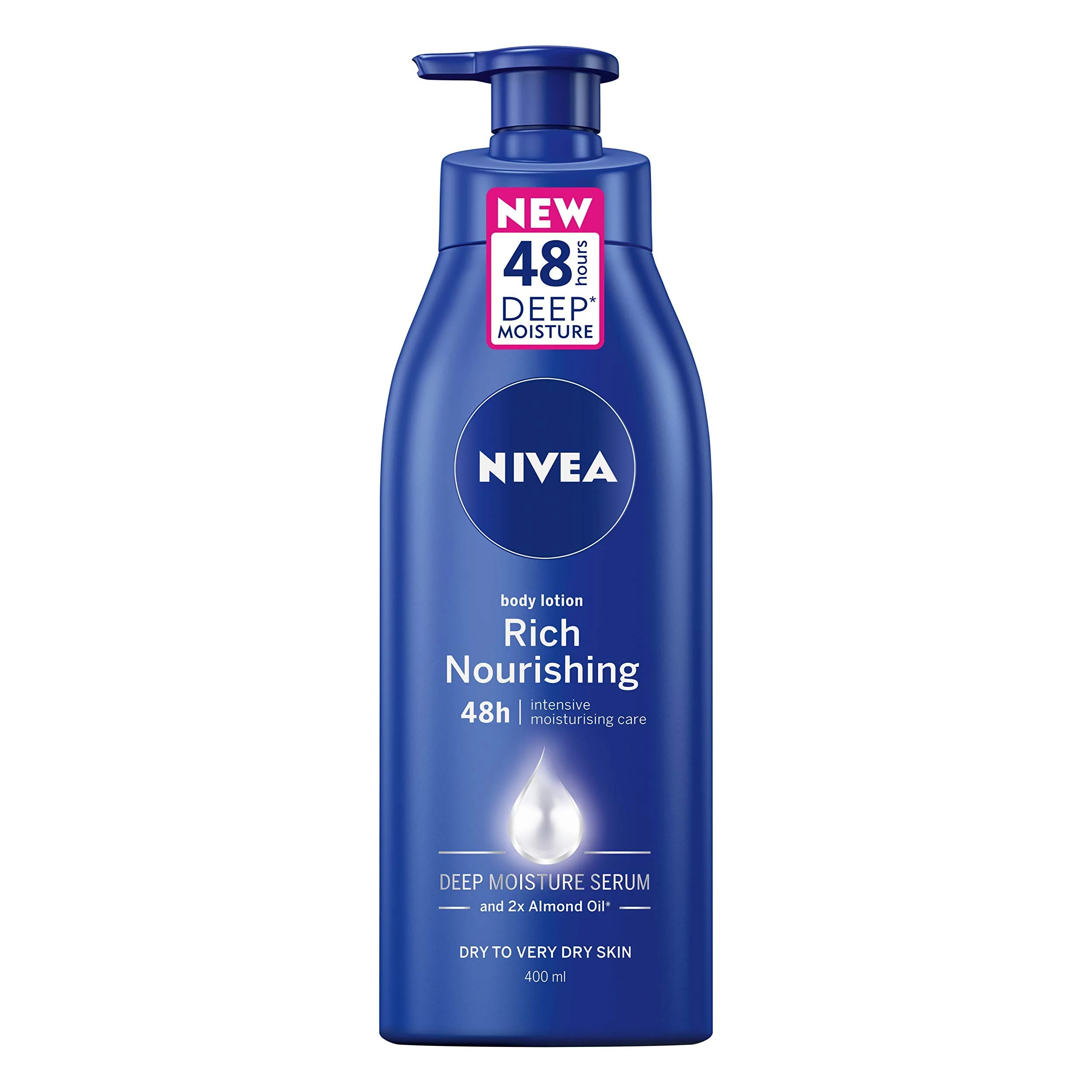 NIVEA Lozione nutriente per il corpo, 400 ml, confezione da 6