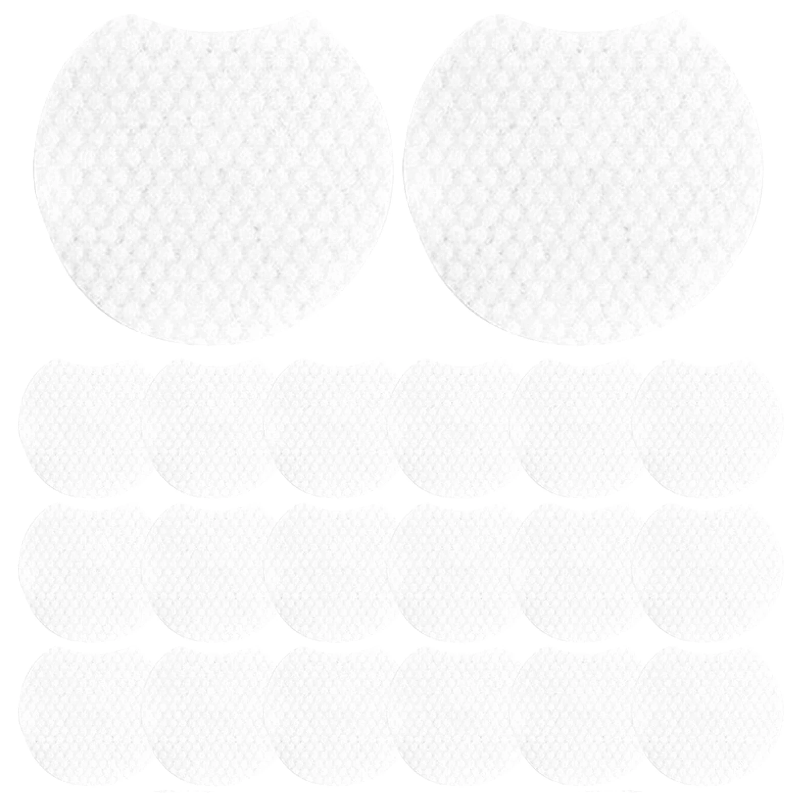 PLAFOPE 2400 Pezzi Dischetti Struccanti Non Tessuti Spessi con Texture Perla Salviette Delicate per Rimozione Trucco Viso Occhi e Unghie per Sensibile e Cura Quotidiana