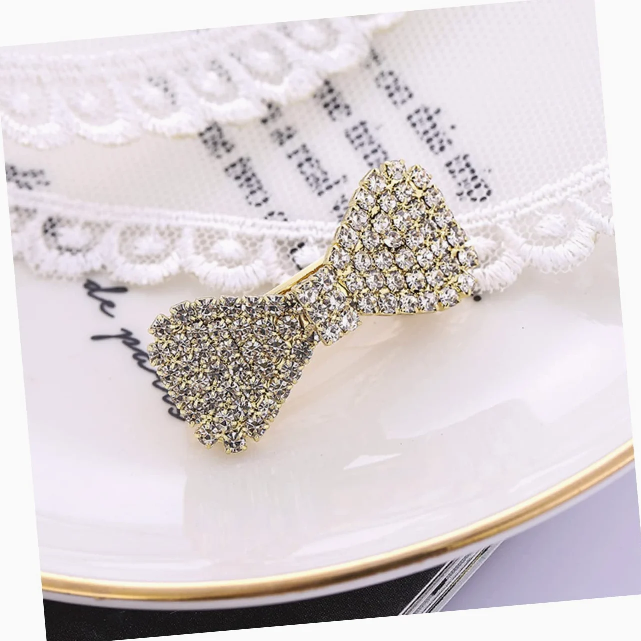 VICASKY 16 Pezzi Fermagli Cristallo con Clip per Sposa e Ragazze Accessori per Nozze e Feste