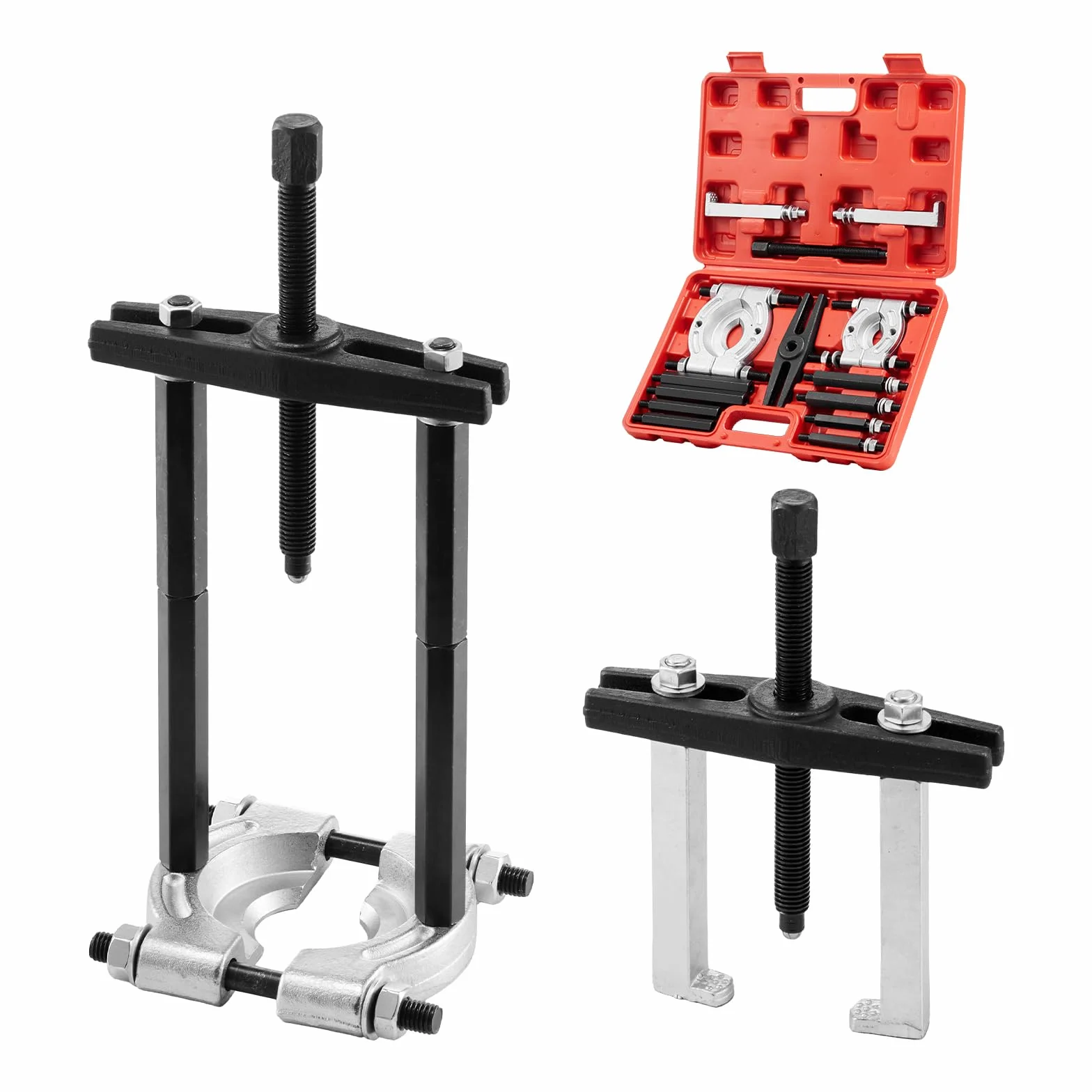 VEVOR Kit Estrazione Cuscinetti Separatore 14 Pezzi 5 Tonnellate Rimozione Cuscinetti a Pignone