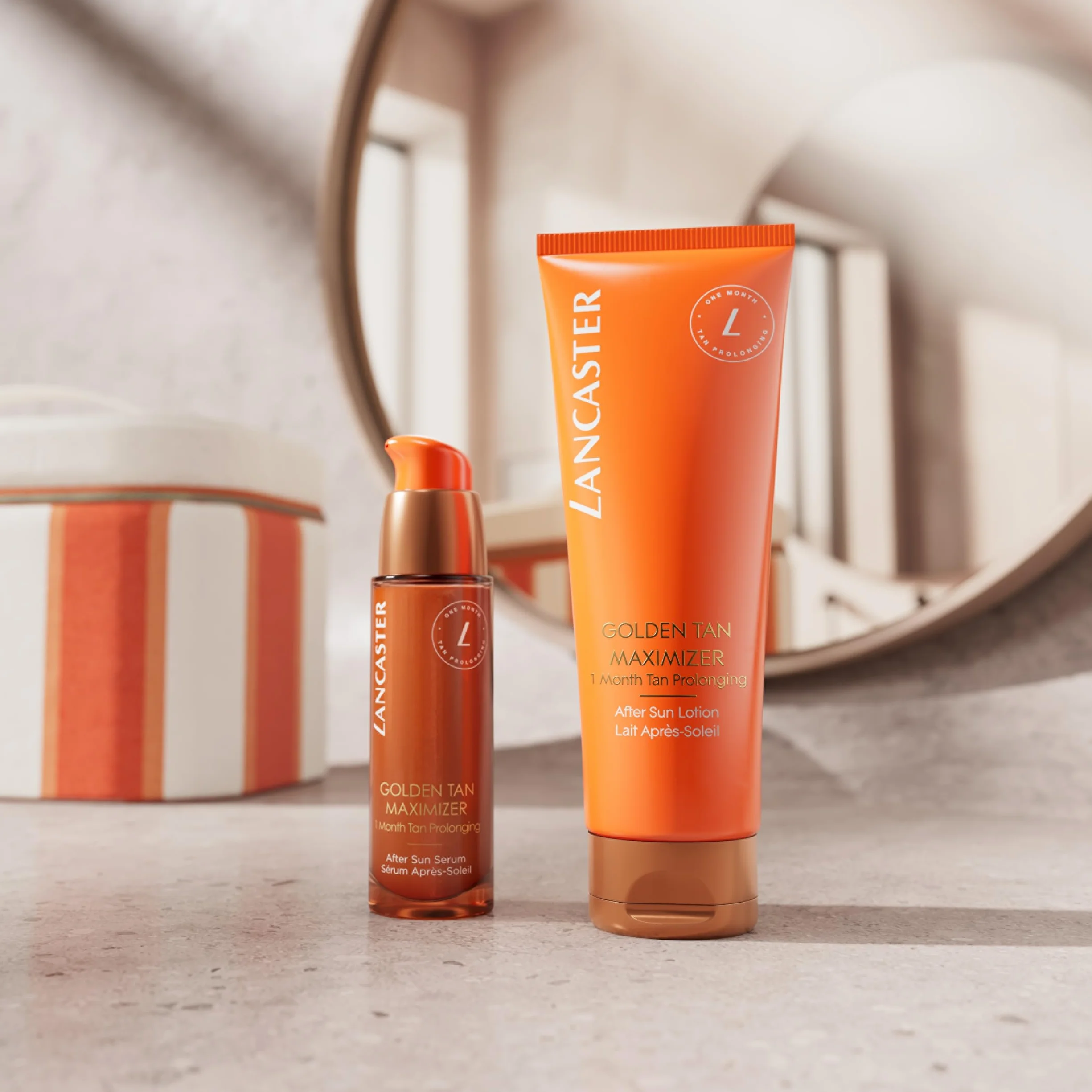 Lancaster Golden Tan Maximizer - After Sun Serum, Siero Dospole, Prolunga l'Abbronzatura fino a 1 Mese, Lenisce e Ripara la Pelle dai Danni Causati dal Fotoinvecchiamento, 30 ml