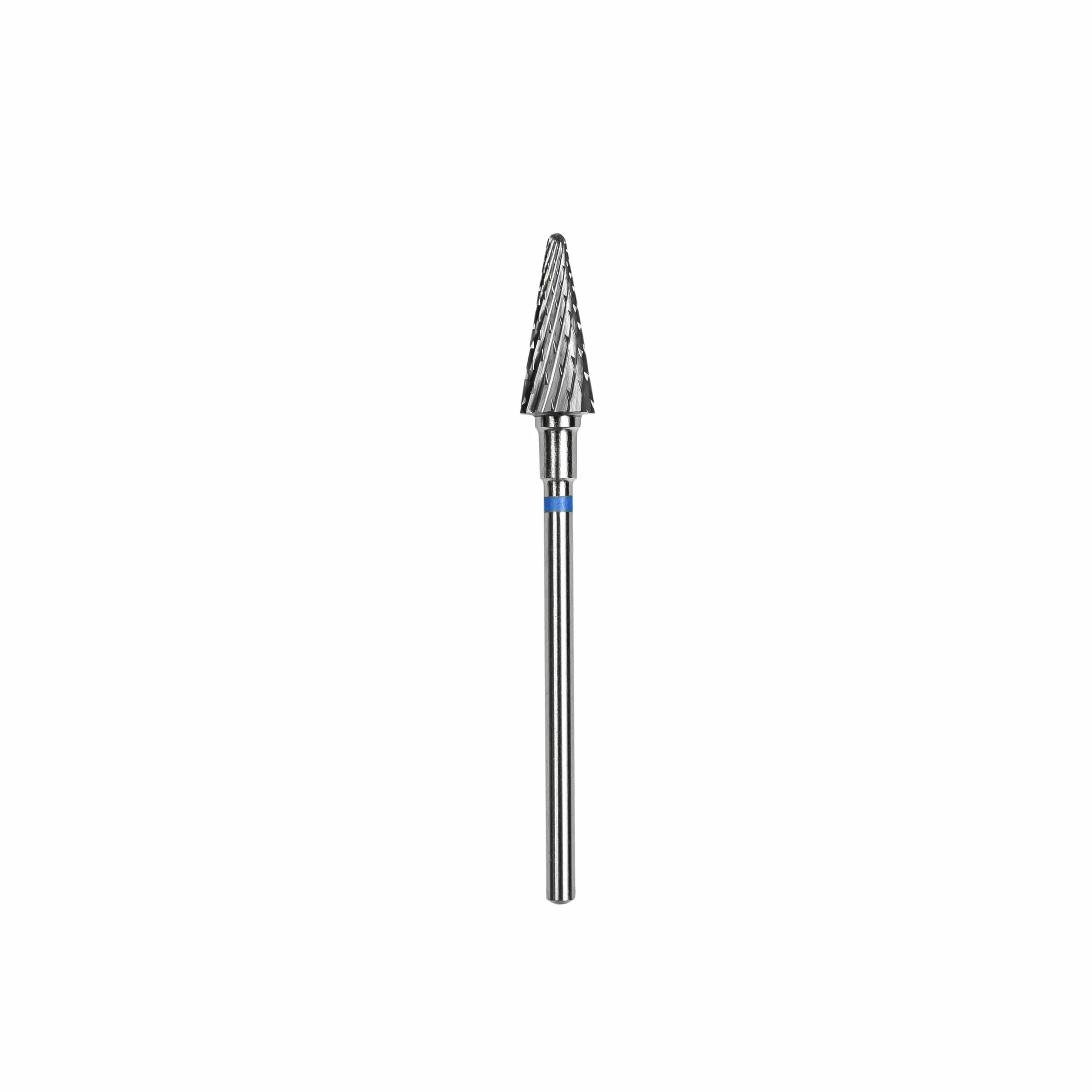 Staleks Punta da trapano per unghie in gel acrilico polygel cono blu carburo 6/14mm