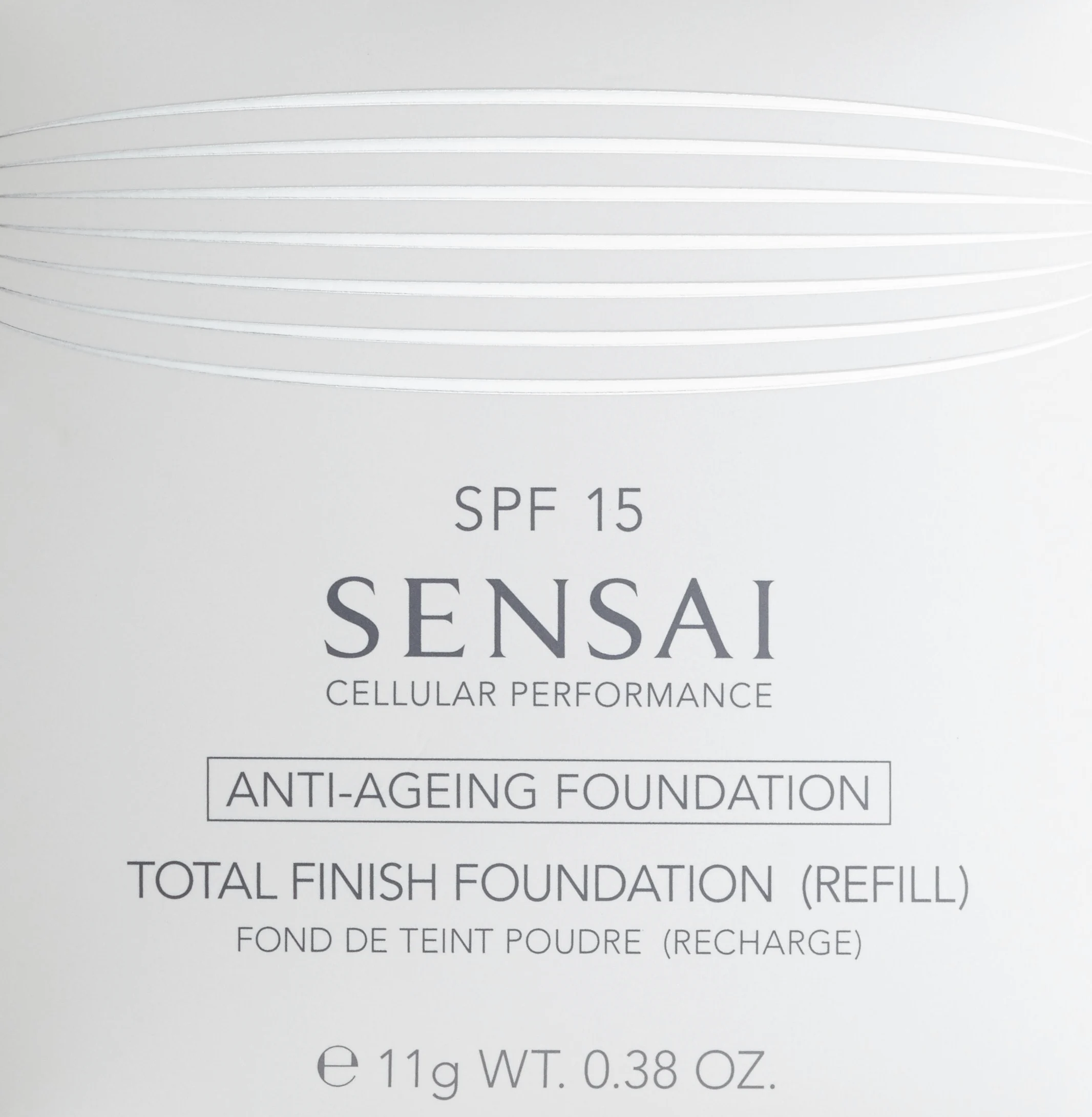 Sensai, Cellular Performance, Ricarica per fondotinta anti-età Total Finish, n. TF 24 Amber Beige, 12 g
