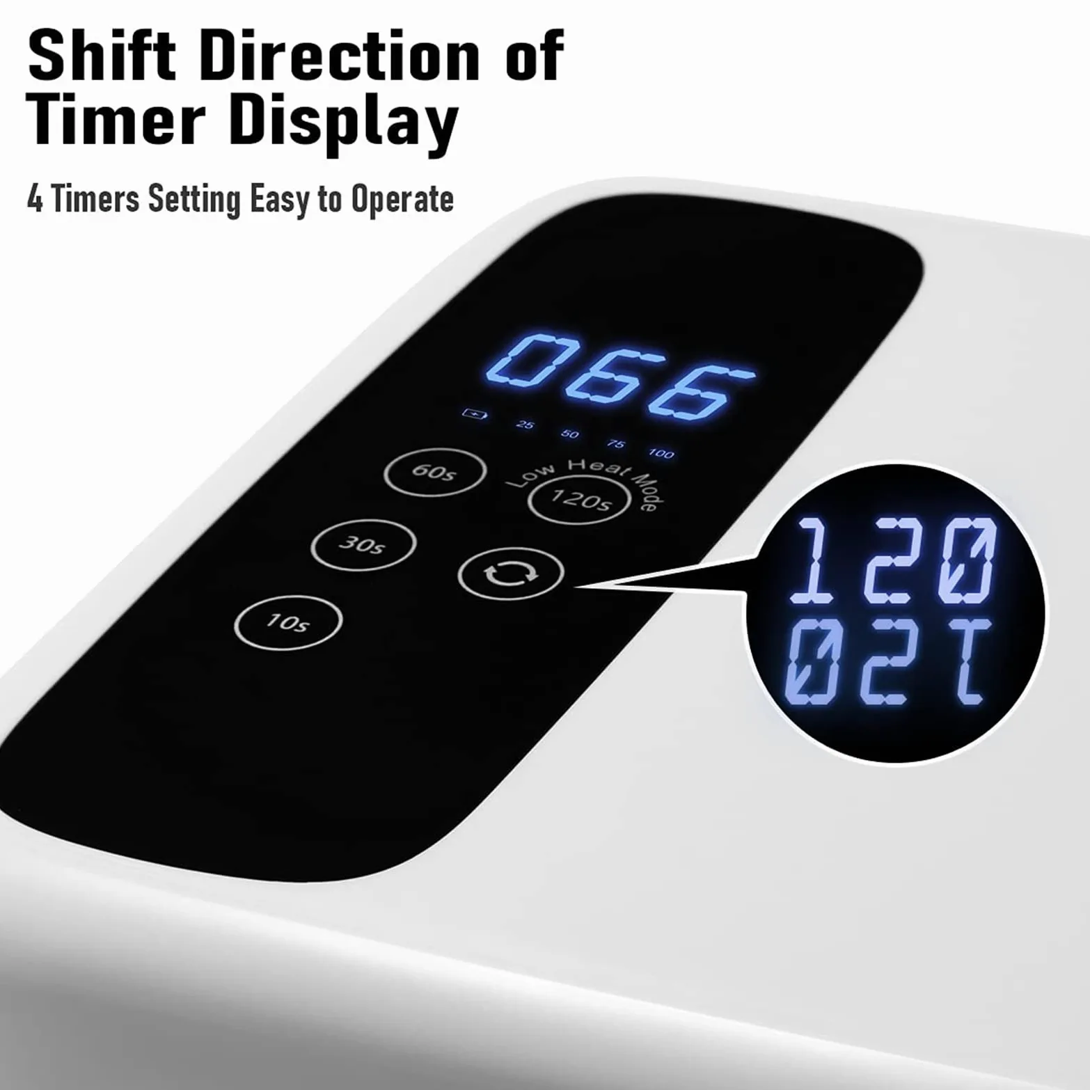 ZYC Lampada per Unghie a LED Senza Fili UV 72W Ricaricabile 15600mAH Lampada arricciacapelli per Smalto Professionale per Unghie in Gel per Tutti Gli smalti per Unghie in Gel