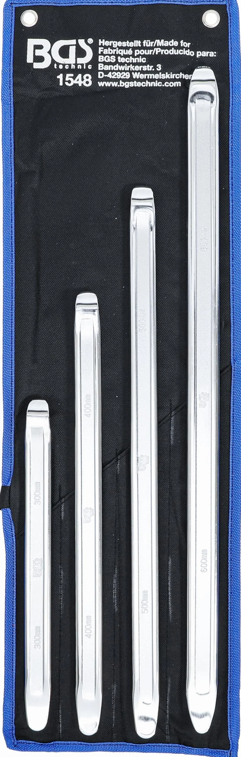 BGS 1548 | Serie di leve per gommisti | 300 - 400 - 500 - 600 mm | 4 pz.