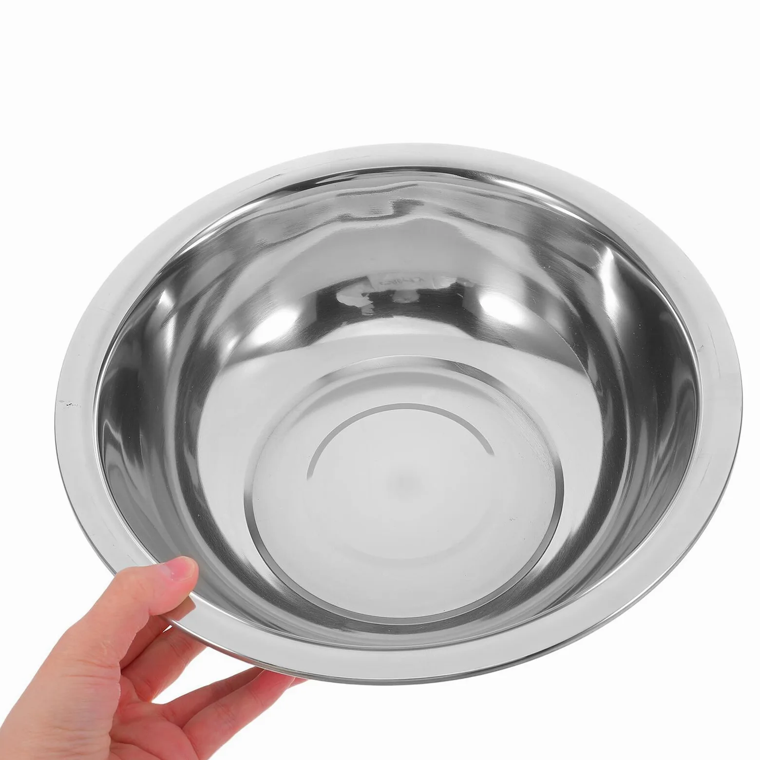 Homoyoyo Vaschetta per Pediluvio in Acciaio Inox 201 da 28 CM Set 2 Pezzi Multifunzionale Fondo Antiscivolo Contenitore per Lavare Piedi Bucato e Uso Domestico per Casa e Viaggio