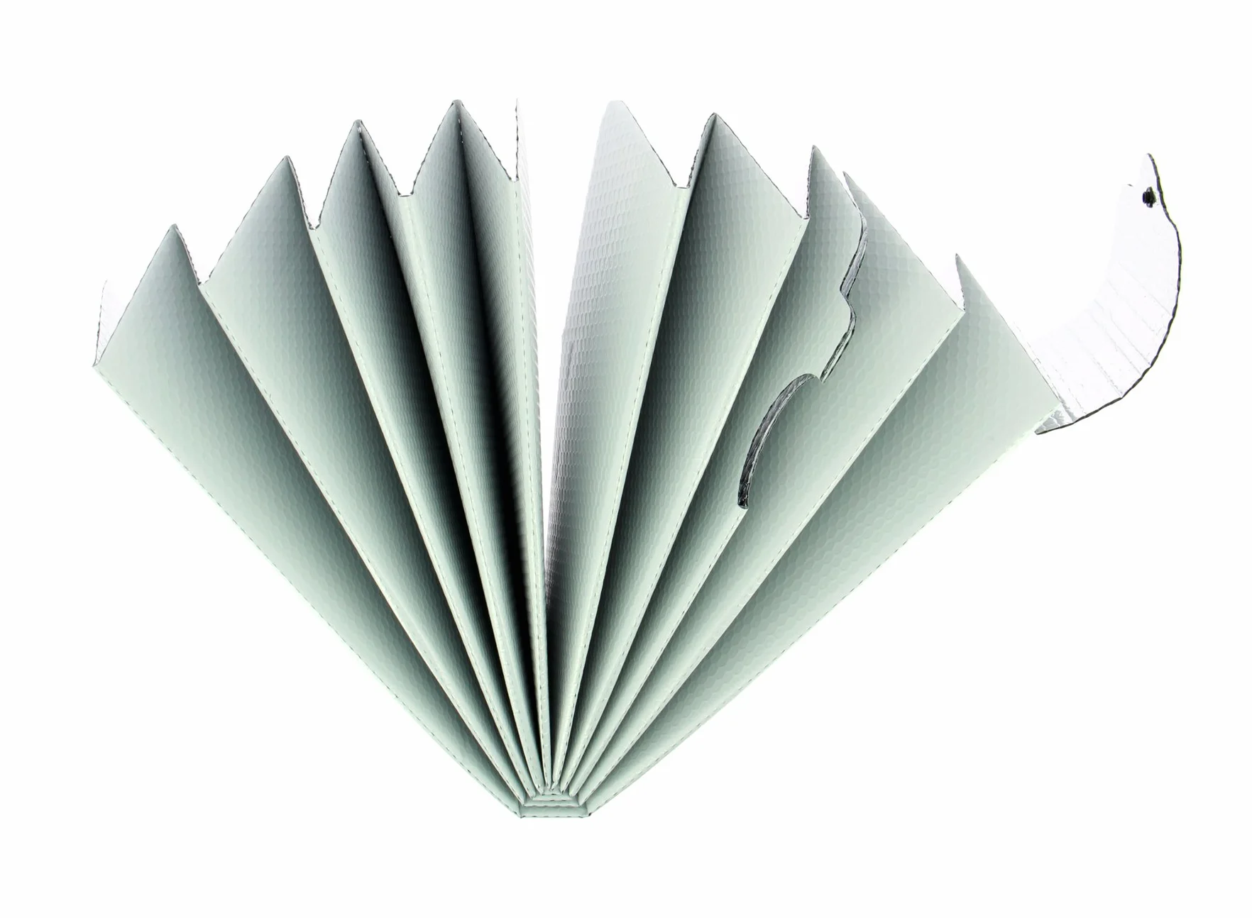 Contrejour Parasole frontale in alluminio isolato pieghevole 130x70 cm + protezione invernale