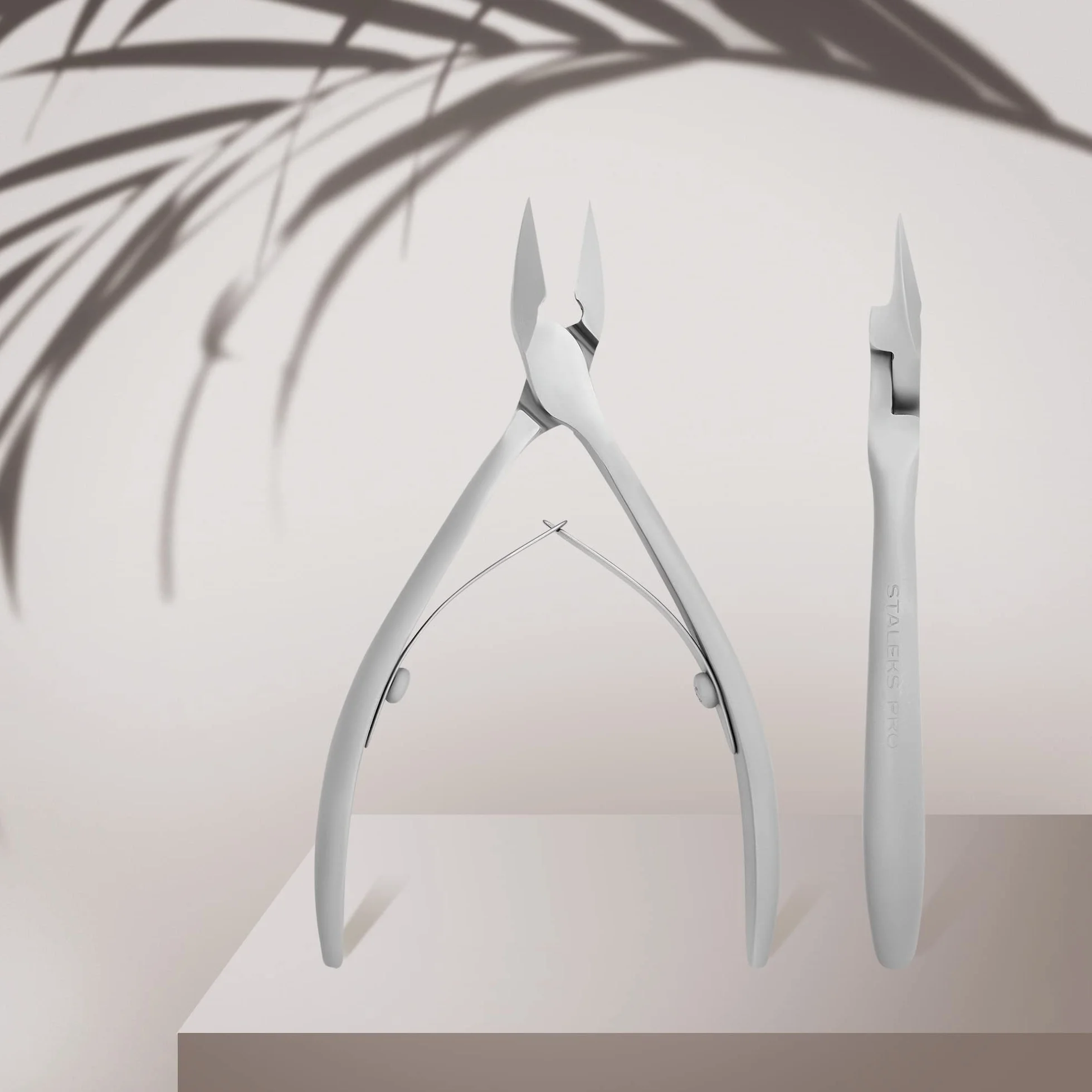 STALEKS PRO by Natury Nails Pinza professionale per unghie 14 mm. Pedicure speciali. Acciaio inossidabile. Smart 71-14
