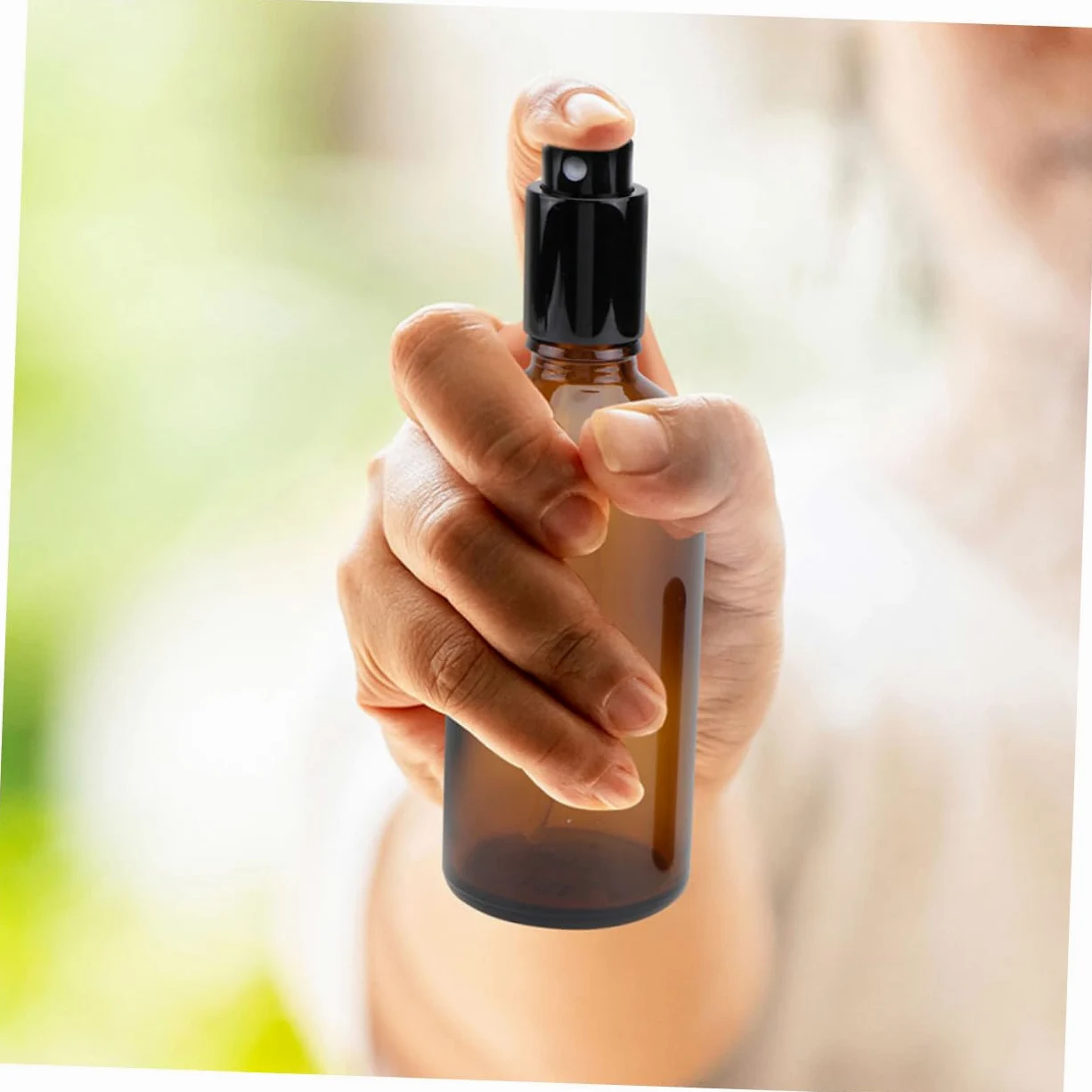 minkissy 12 Bottiglie Spray in Vetro 30ml Riutilizzabili per Oli Essenziali Travel e Business Trip, Flaconi Spray Vuoti Multiuso Facili da Trasportare