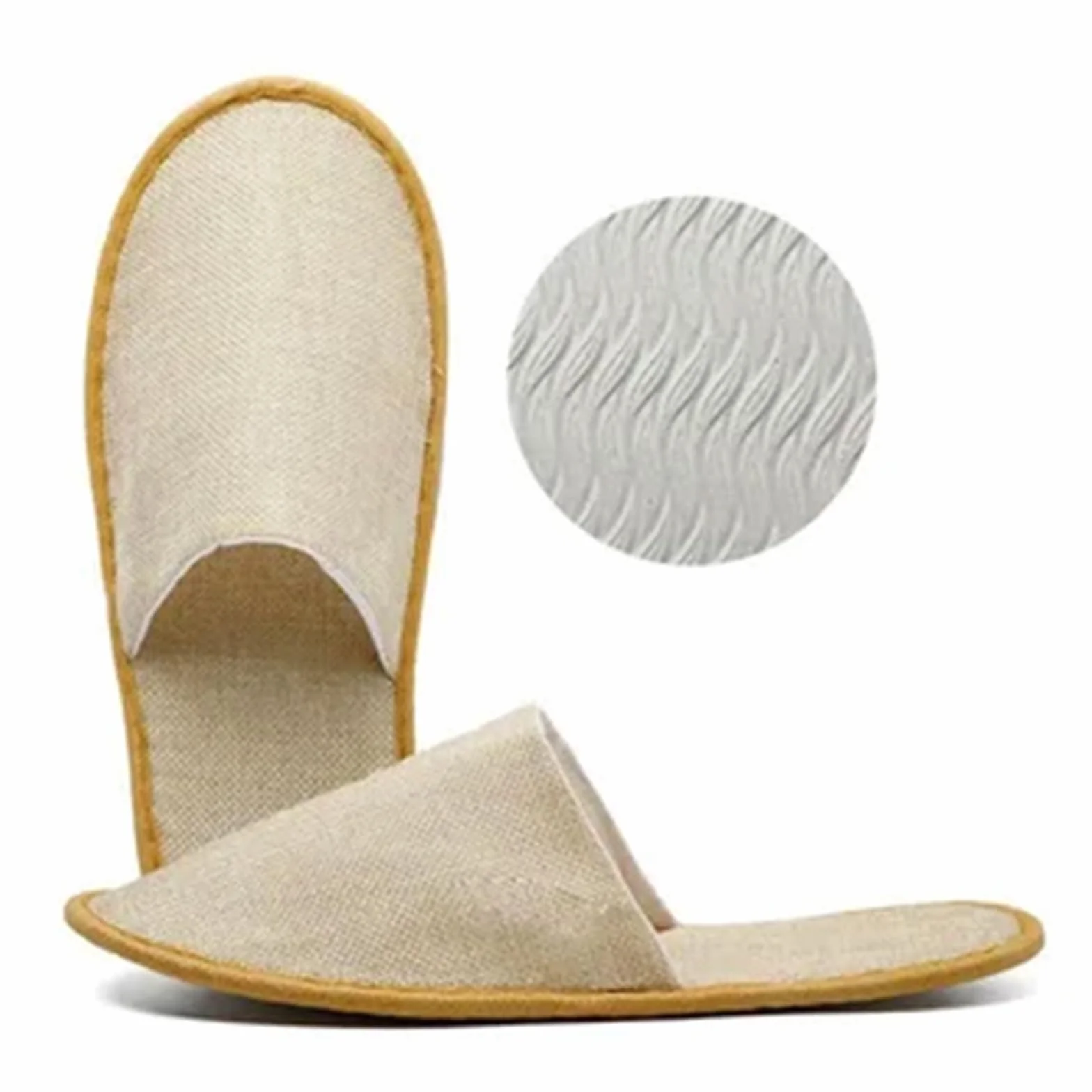 Comioke Pantofole Hotel, Pantofole Chiuse Hotel, 4 Paia Pantofole Usa E Getta Ospiti Antiscivolo, Pantofole d'albergo, Ciabatte Monouso Ospiti, Pantofole SPA, Ciabatte Sposa Bianco(Taglia Eu 37-43,)