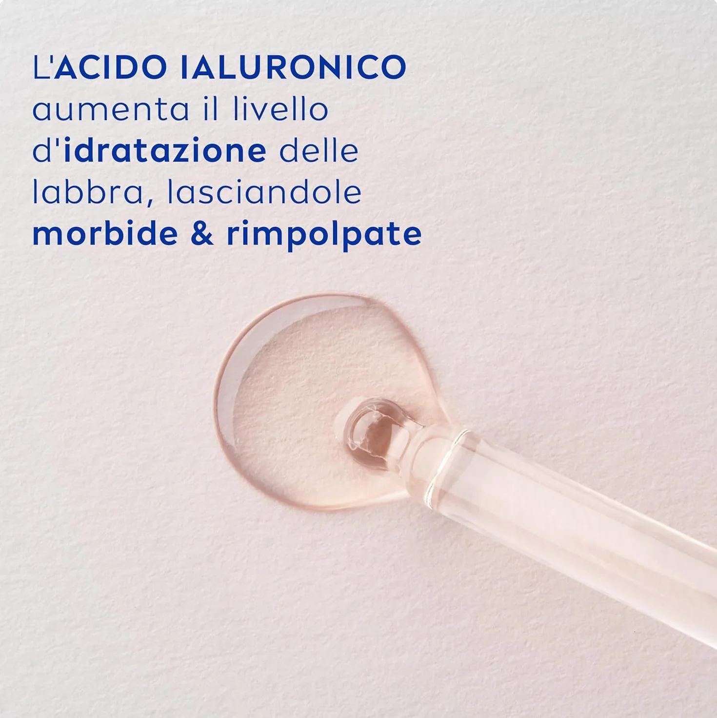 Labello Acido Ialuronico Lip Hydratation Plus Rosé 5.2g Burrocacao labbra ultra-leggero Balsamo labbra idratazione 24 ore
