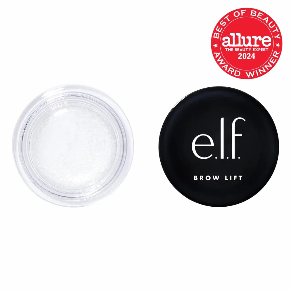 e.l.f. Brow Lift, cera modellante trasparente per sopracciglia, per tenere le sopracciglia in ordine, crea un morbido effetto piuma