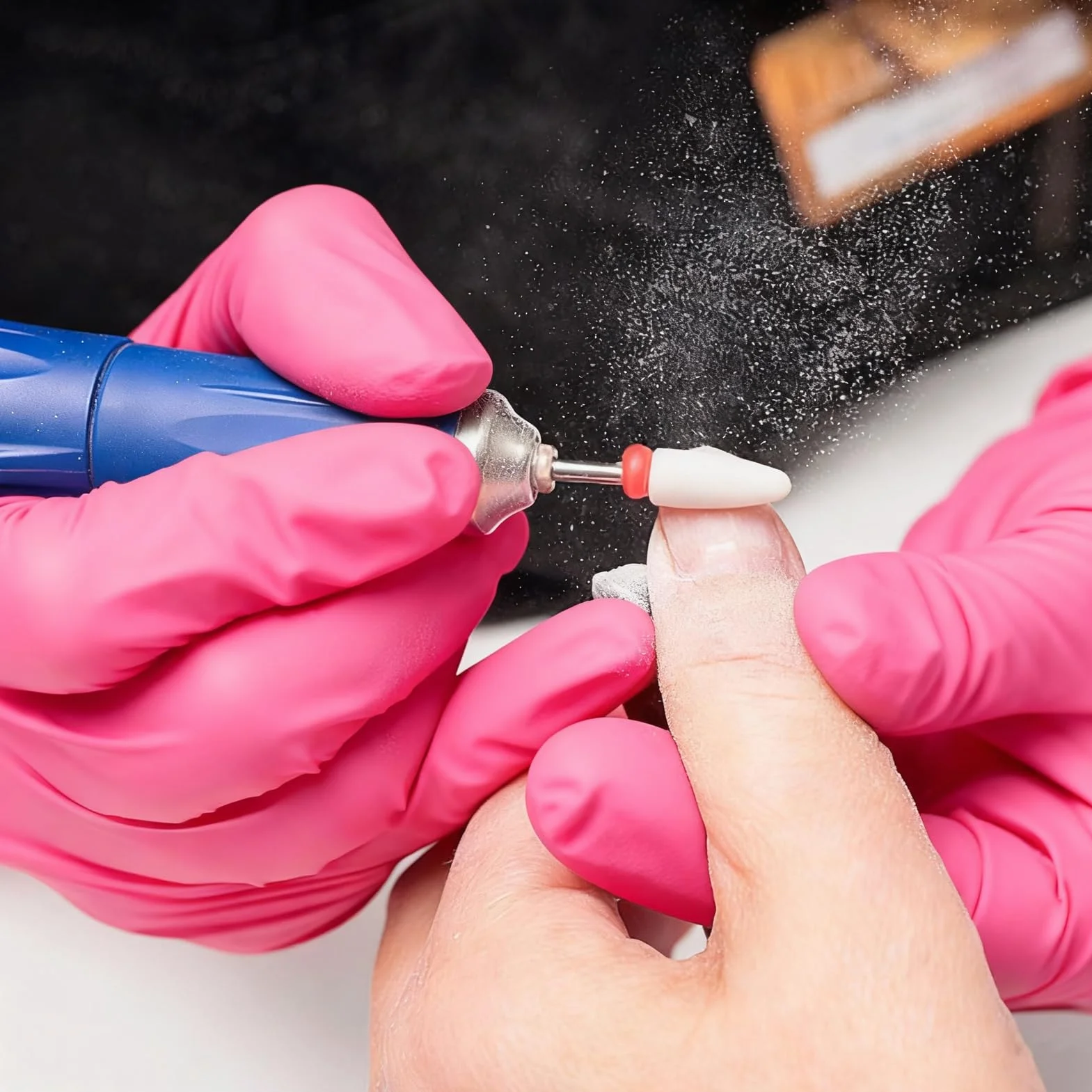 Punta per Trapano in Ceramica per Unghie 5 Pezzi Rimozione Cuticole Gel Acrilico Manicure Pedicure