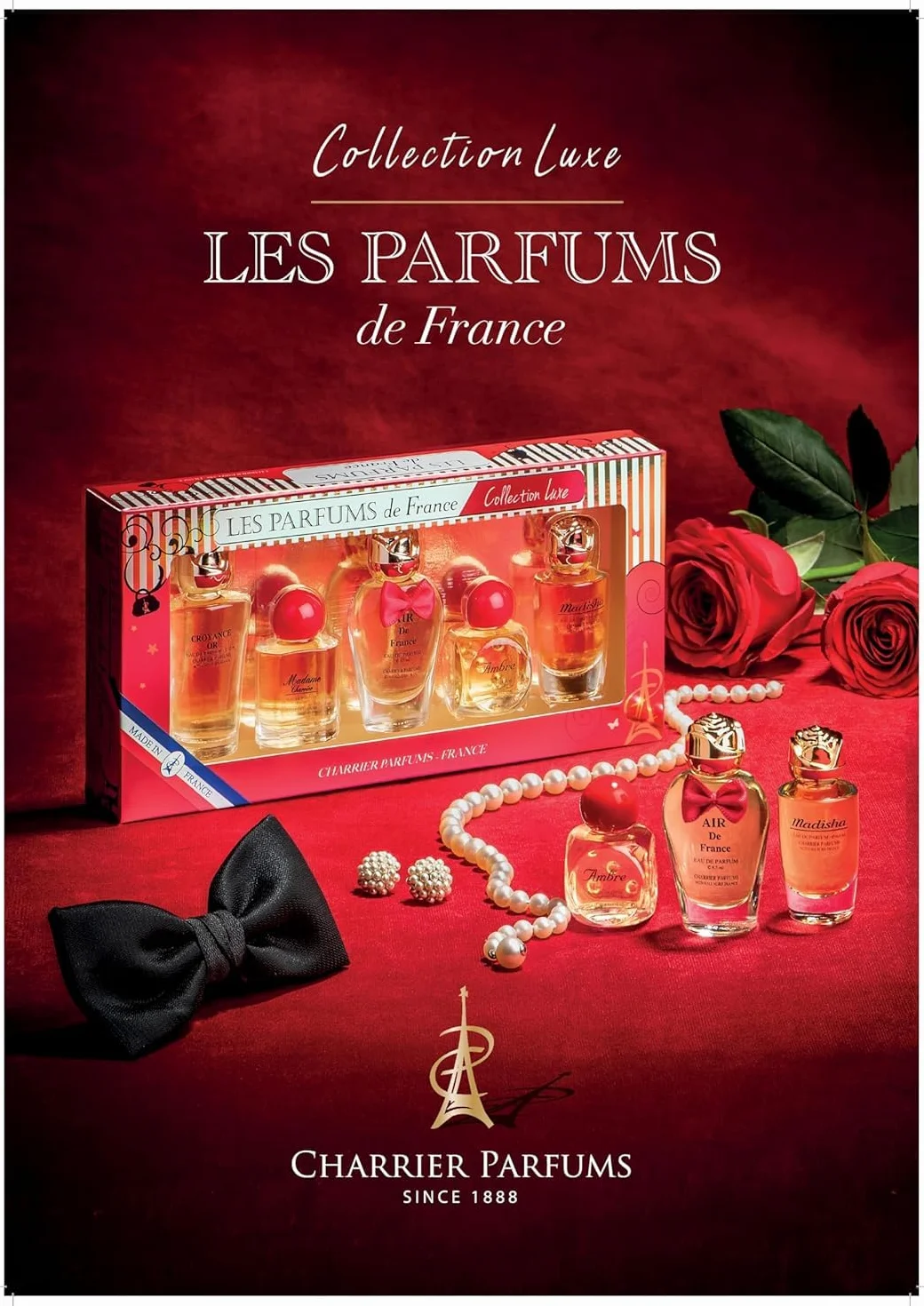 Charrier Parfums "Collezione Lusso" Cofanetto di 5 Eau de Parfum in miniatura 49,7 ml
