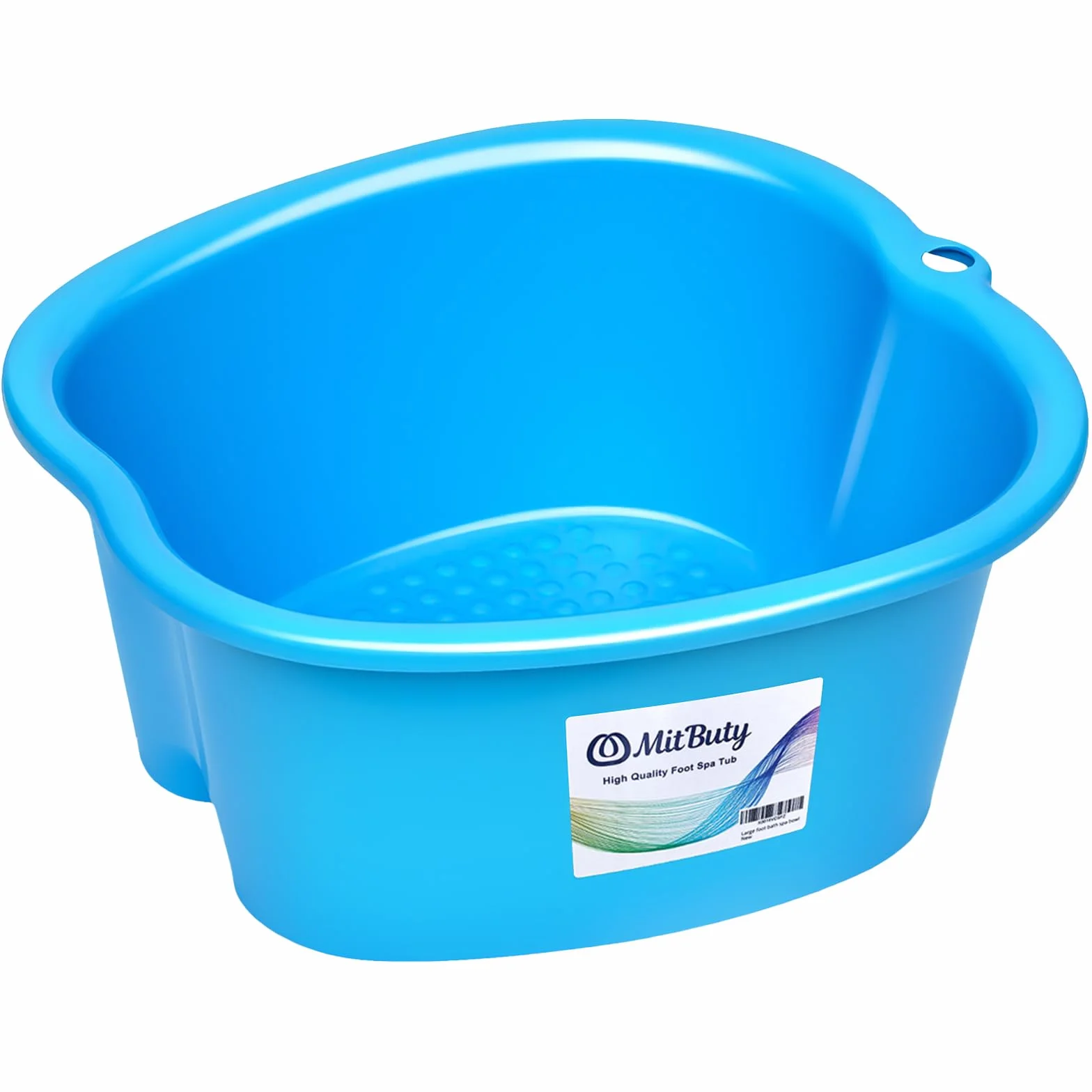 Ciotola Spa Bagno - Contenitore per Piedi in Plastica Resistente per Pedicure, Relax, Detox e Massaggio - Vasca da Piedi per Sbarazzarsi di Calli, Cuticole, Pelle Morta - Adatto a Ogni Taglia