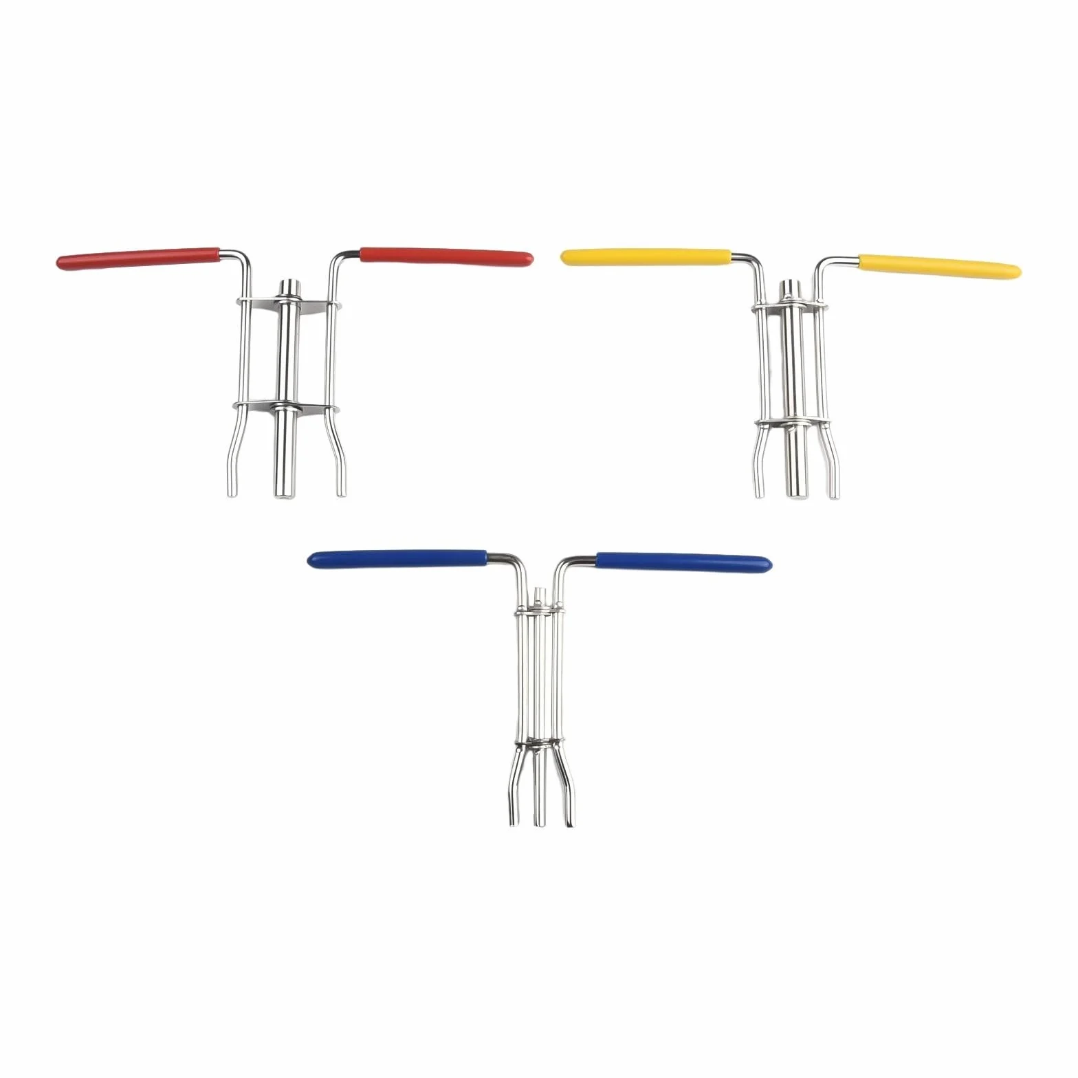 Kit installazione guarnizioni cilindro idraulico, set 3 driver a U acciaio inossidabile maniglie gomma