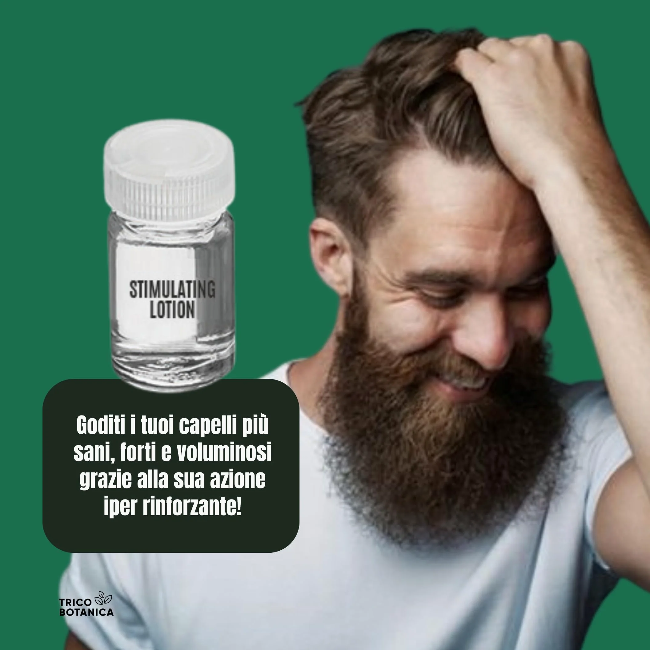 TRICOBOTANICA - Fiale Anticaduta Capelli Donna Rinforzante per capelli fragili - Utilizzalo Anche Come Lozione Densificante Per La Ricrescita Capelli Uomo