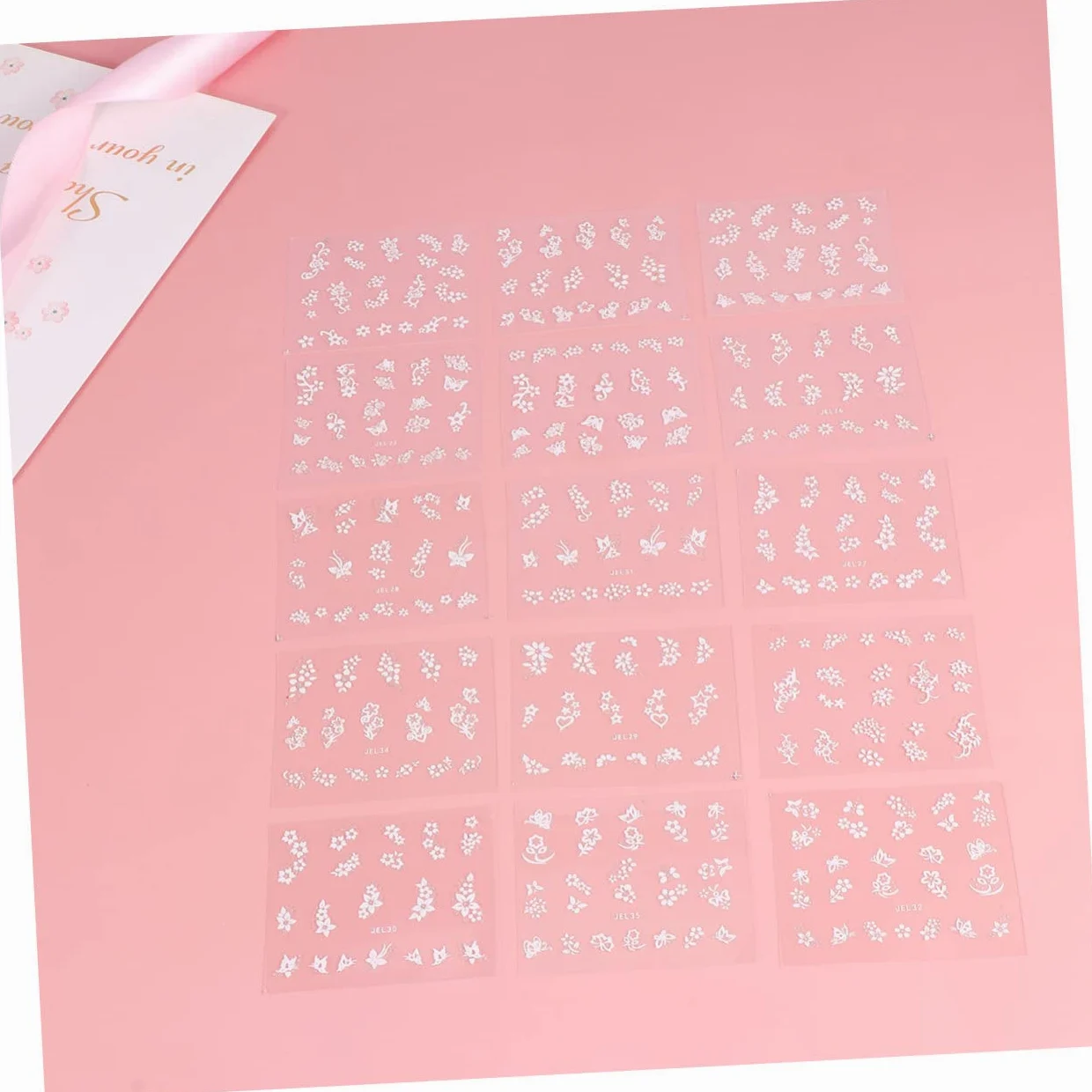3 Set Adesivi Per Unghie Creativi Nail Decals Colorati Colorati Per Manicure Te Per Donne E Ragazze Per Amanti Della Nail Art 50 Pezzi*3