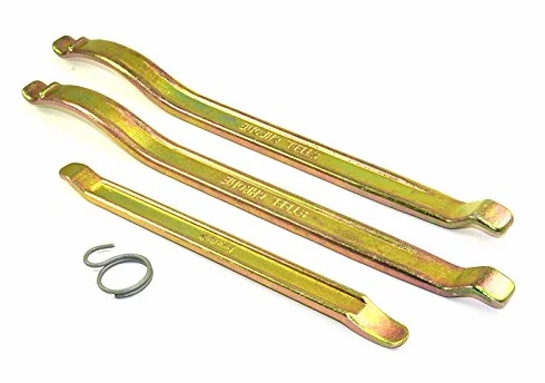 Buzzetti – Kit di leve professionali per smontare pneumatici 2 x 350 mm, 1 x 240 mm.