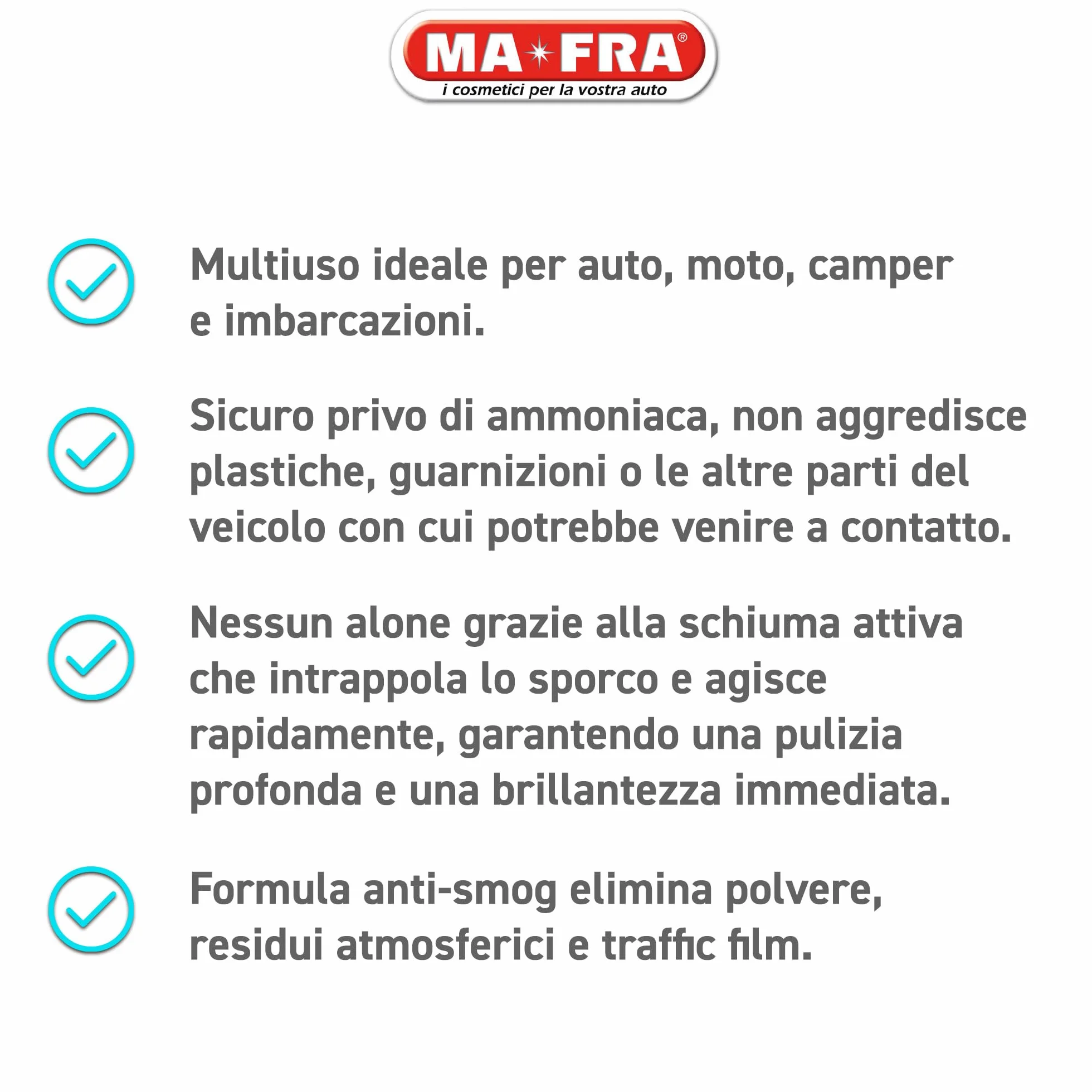 Ma-Fra Glass Cleaner Sgrassatore per Vetri e Cristalli 500ml