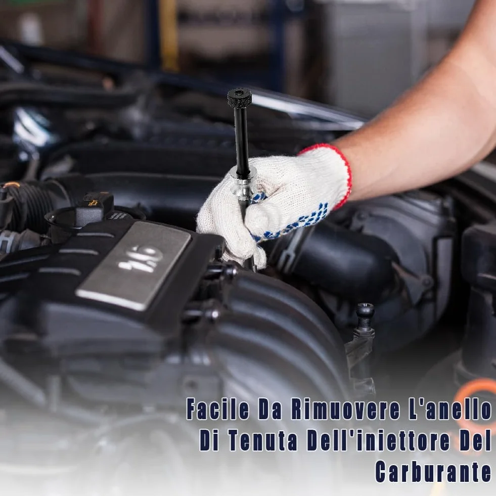 Estrattore Rondelle Iniettori Diesel, Strumento Rimozione Guarnizioni, Estrattore Anello Tenuta Iniettore