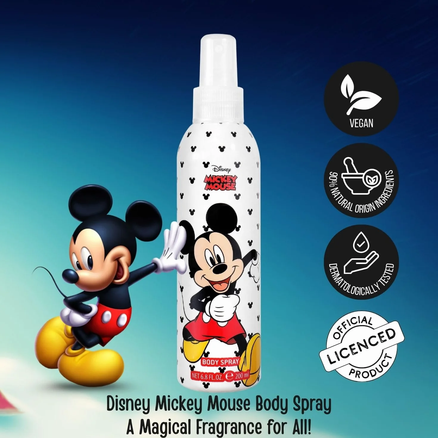 Mickey Colonia Fresca Spray 200ml Vaporizador