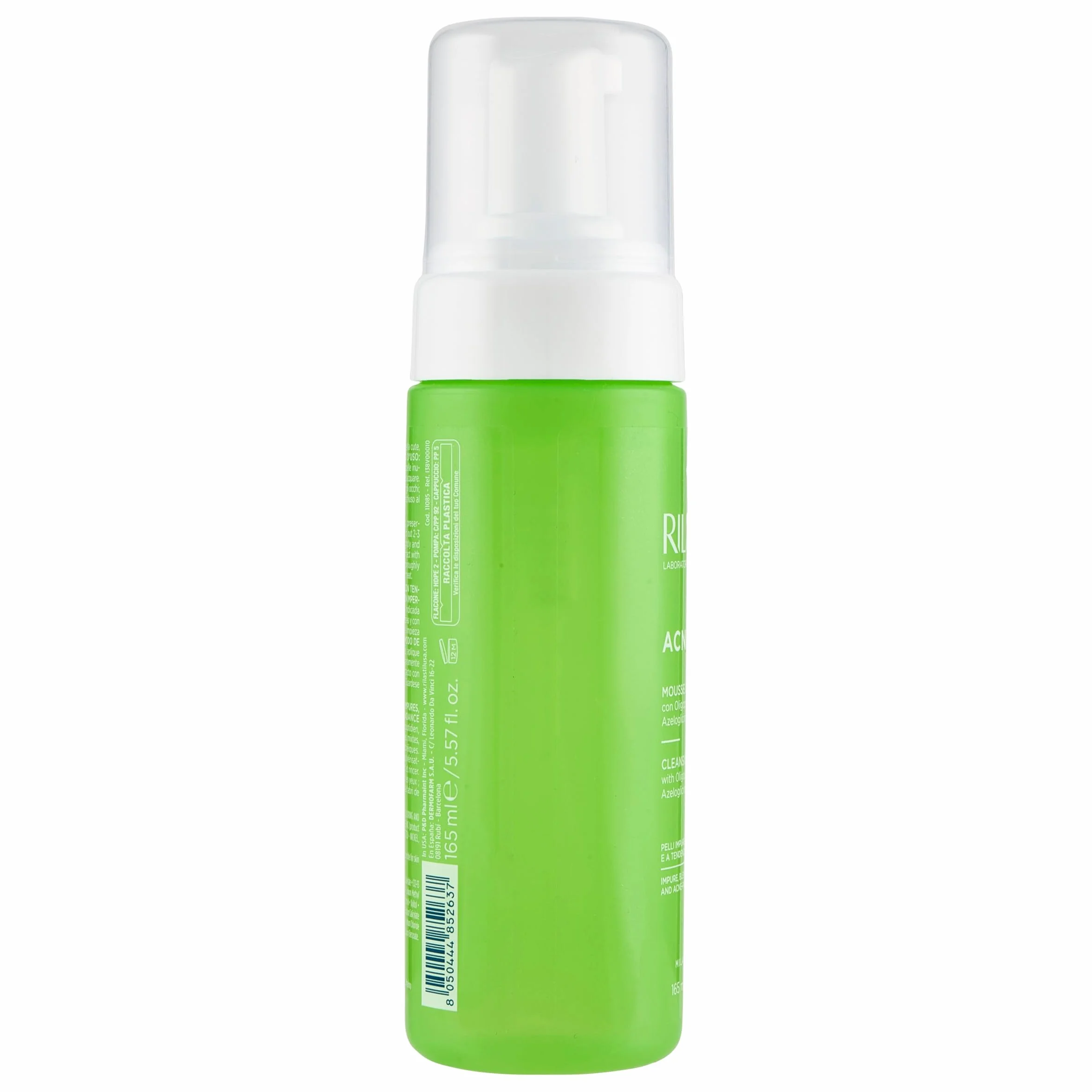 Rilastil Acnestil Mousse Detergente, Formula Delicata, Pelli con Tendenza Acneica, Confezione da 150ml