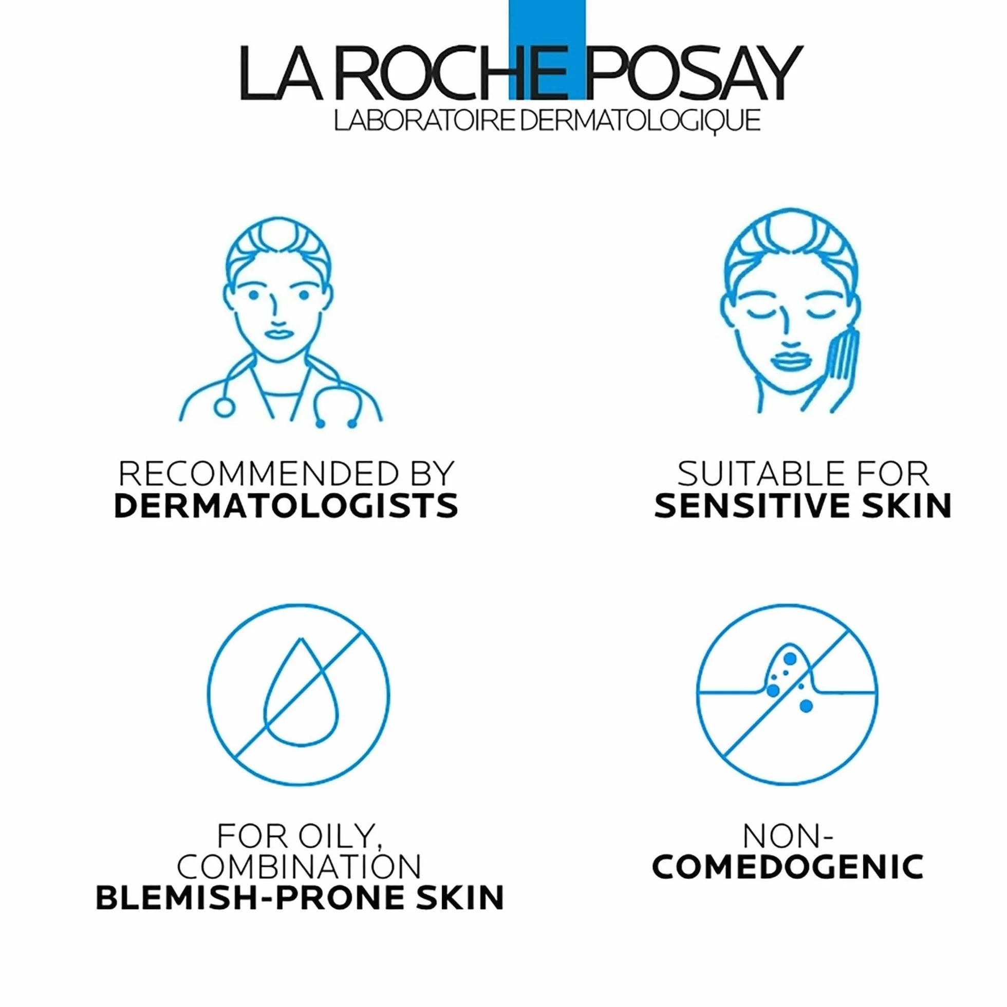 La Roche Posay Effaclar, Gel Purificante Micro-Peeling, Per Pelli Grasse a Tendenza Acneica, Azione Detergente, Pelle Levigata, Rimuove Sebo e Impurità + Routine Correlate a Questo Prodotto