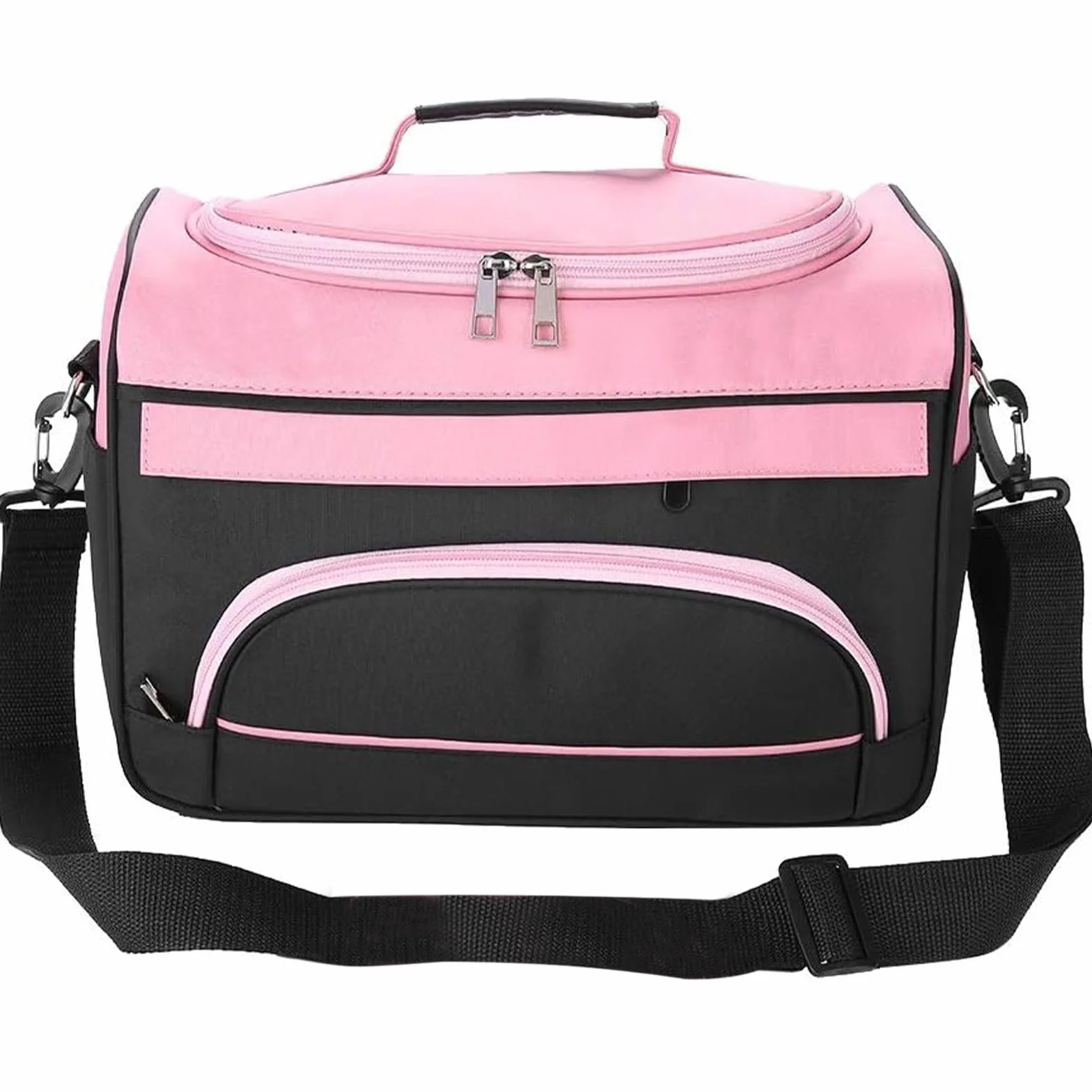 Petyoung Borsa da viaggio di grande capacità professionale per parrucchiere (Color : Rose Pink)
