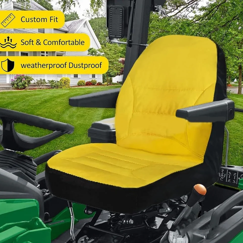 Coprisedile per Trattore Fodera Protettiva LP68694 CPLP68694 1025R 2025R Cotone Giallo