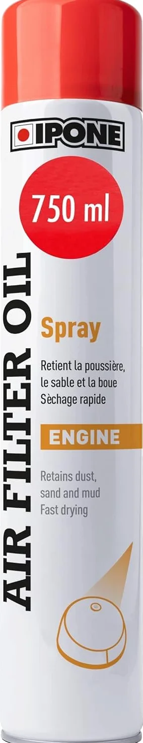 IPONE Olio Spray per Filtri d'Aria Moto 750 mL
