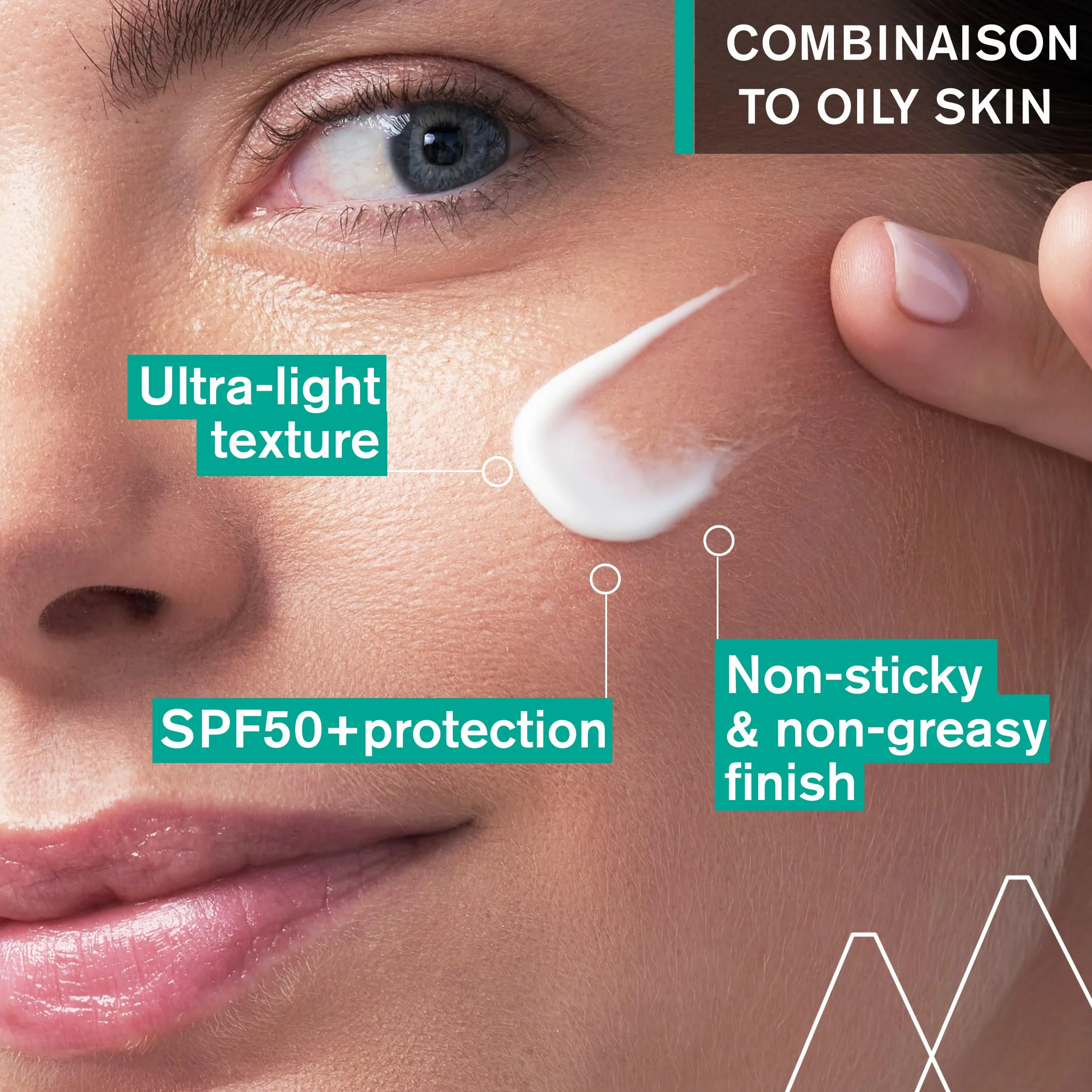 Uriage Hyseac Fluido solare con SPF 50+, 50 ml