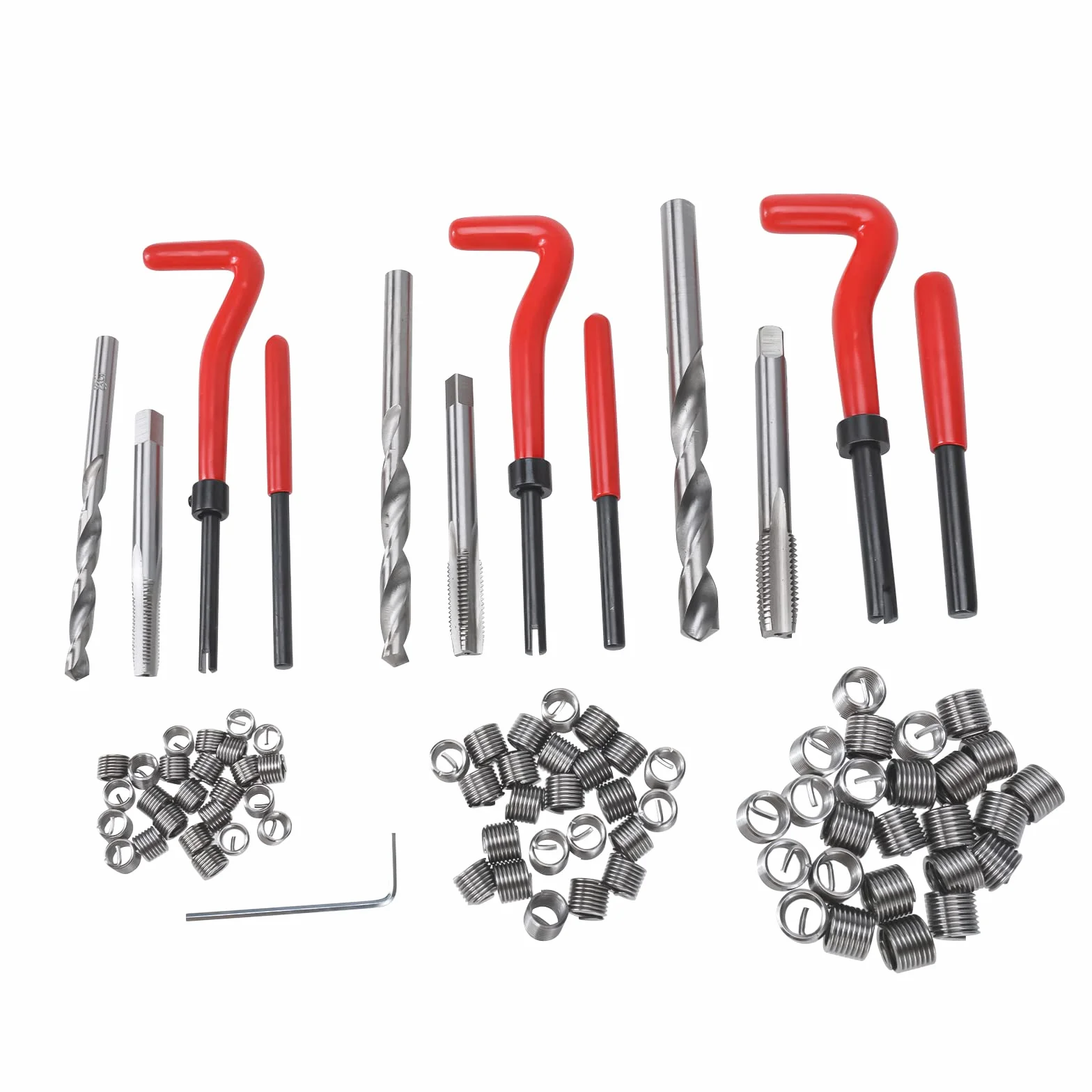 Kit riparazione filettature Helicoil 88 pezzi M6 M8 M10