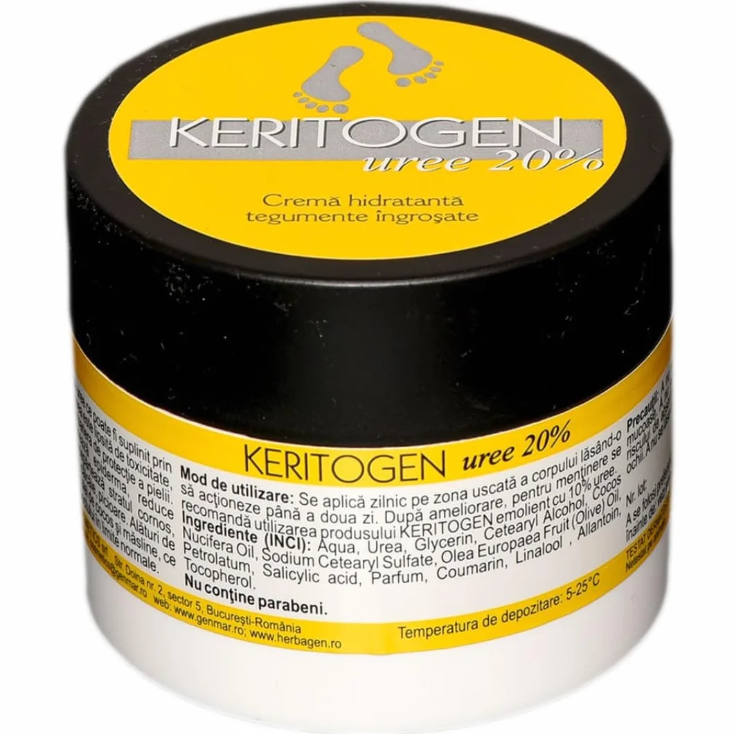 Crema Urea 20%, Eczemi, Cheratosi, Psoriasi, Eruzioni Cutanee, Riduce il Prurito, Sechezza, Pelle Secca e Screpolata, Calli, Duroni, Desquamazioni,- Cocos e Olio d'Oliva, 50g