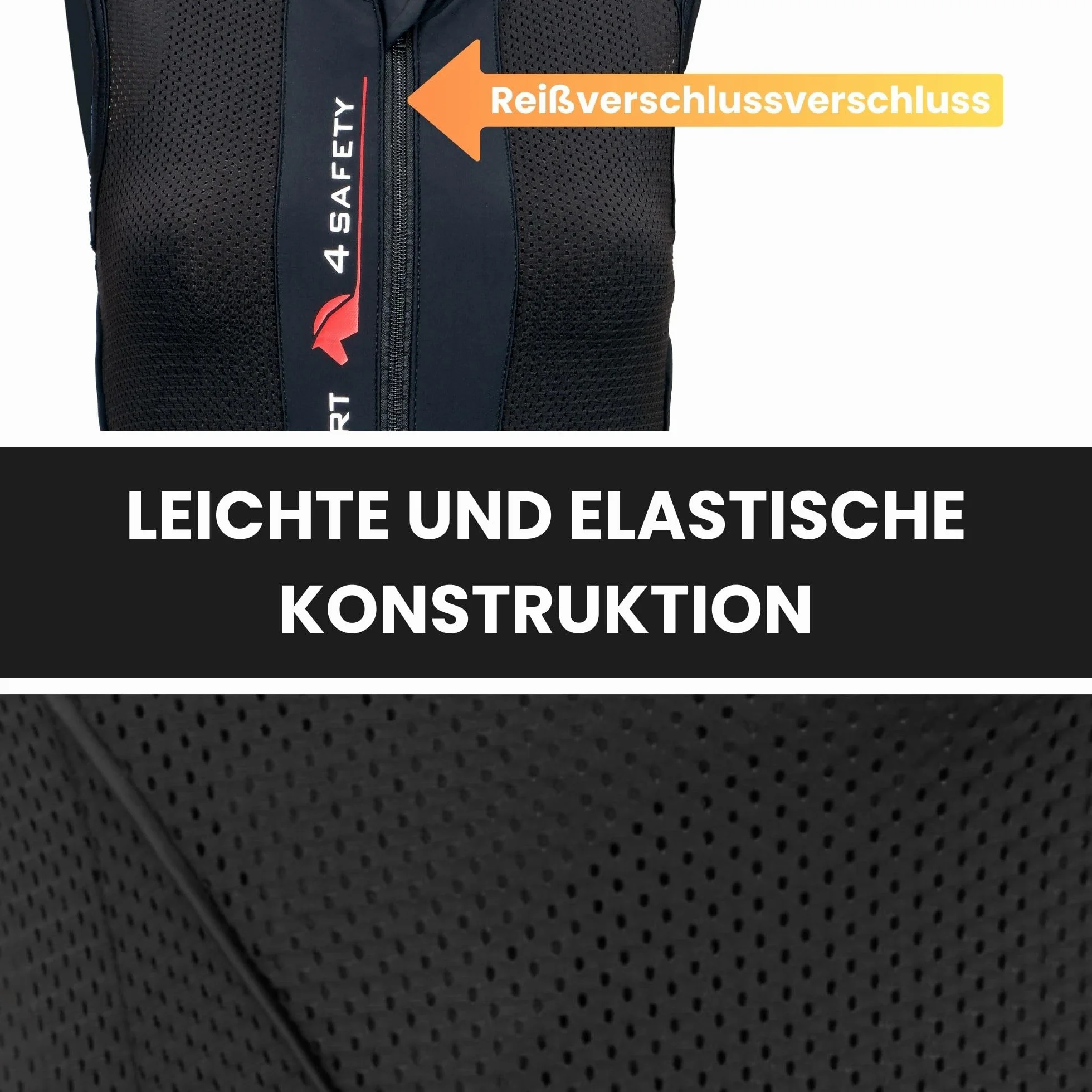 Gilet sicurezza equitazione protezione schiena livello 2 EN1621 FlexCheck regolabile traspirante