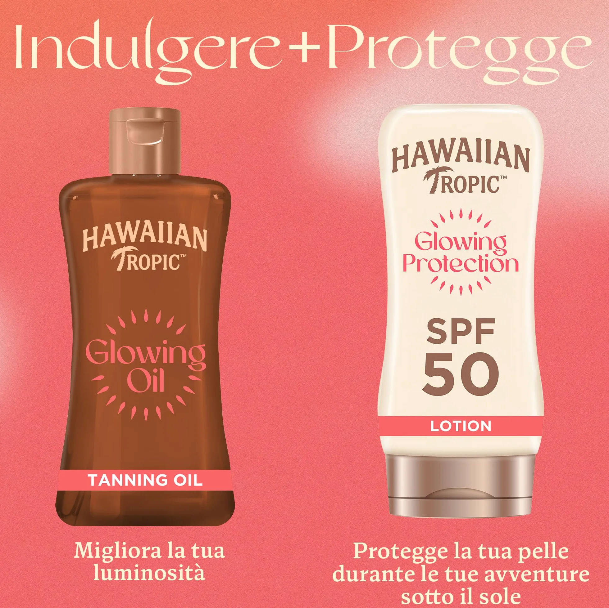 Hawaiian Tropic Glowing Tanning Oil 200ml