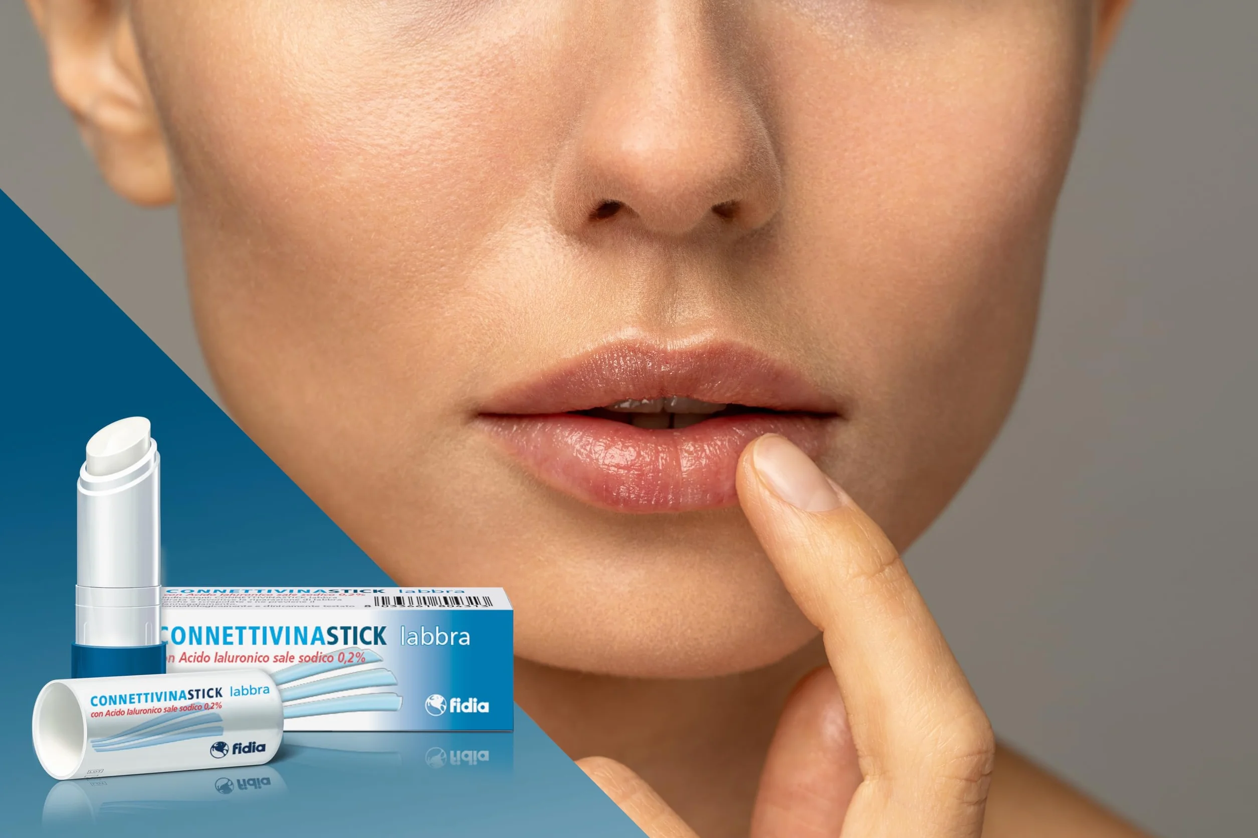 Fidia Farmaceutici Connettivina Stick Labbra 3g Acido Ialuronico 0,2%