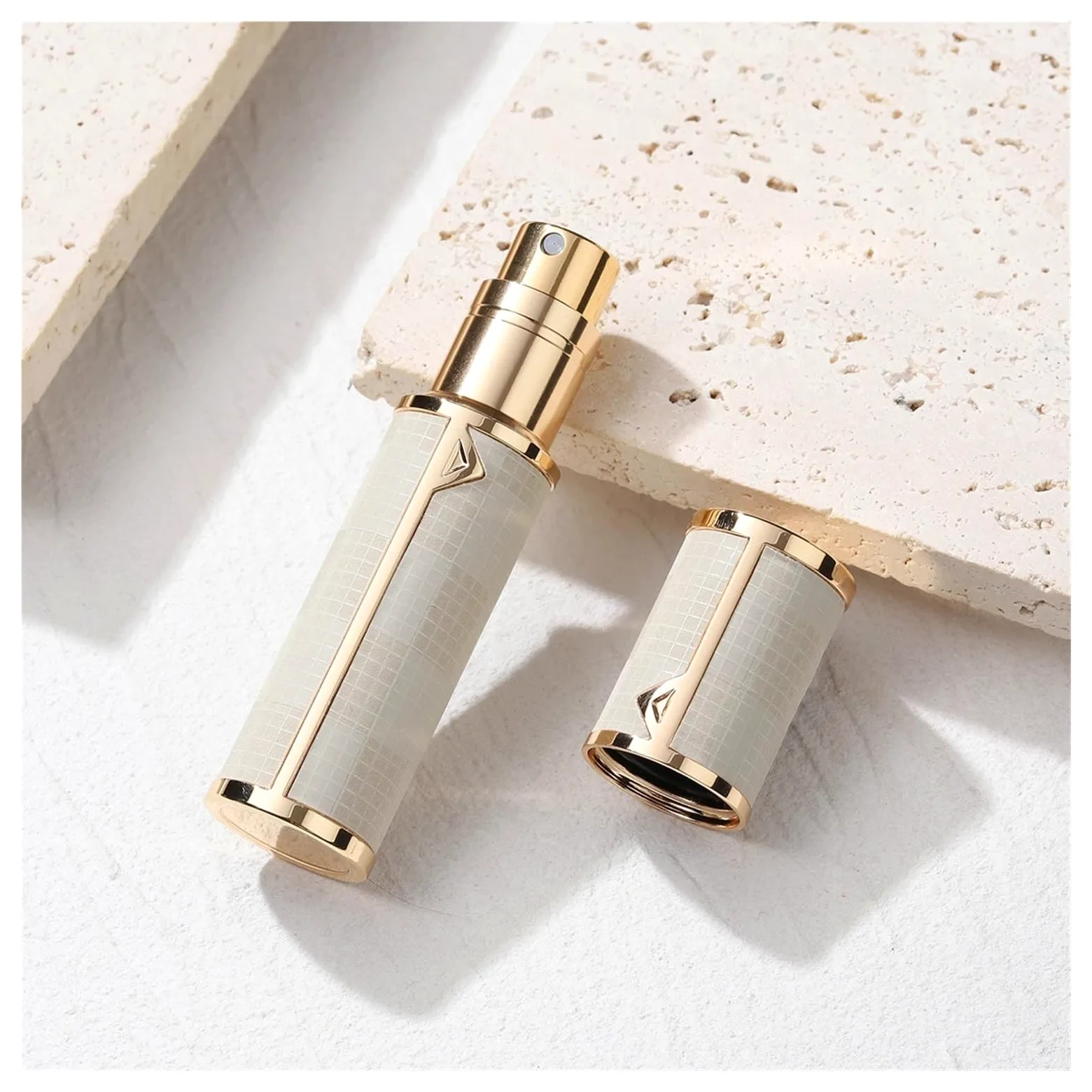 Flacone di profumo in pelle Mini flacone atomizzatore for profumo in pelle PU da 5 ml