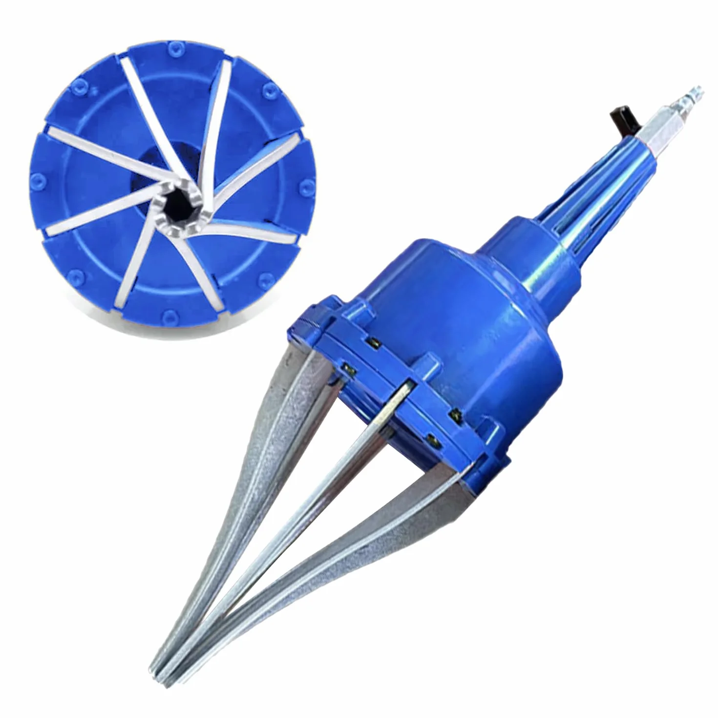 Divaricatore Pneumatico Universale per Cuffie Assali 20-120 mm, Espansore Stivale Giunto Omocinetico per Riparazione Auto (Blu)